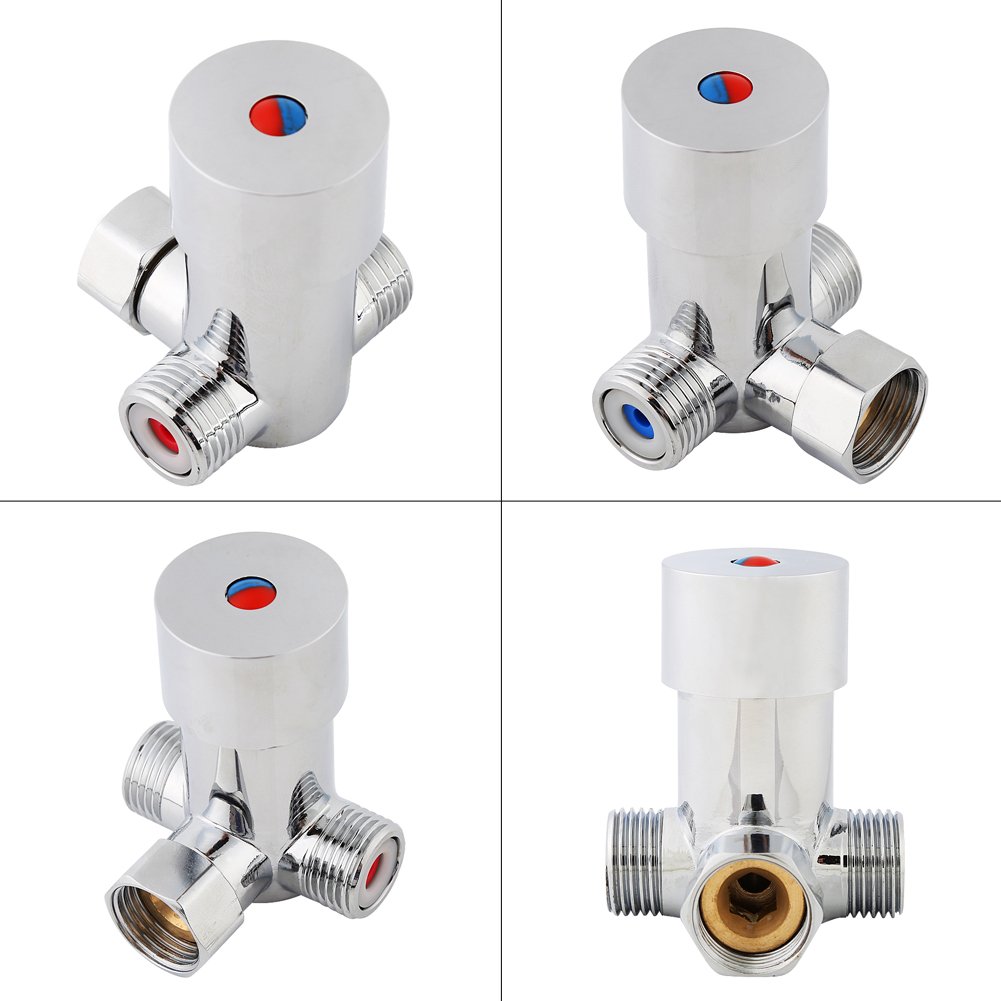 Kuuleyn Valvola Miscelatrice Acqua G1/2 Ottone Calda Fredda