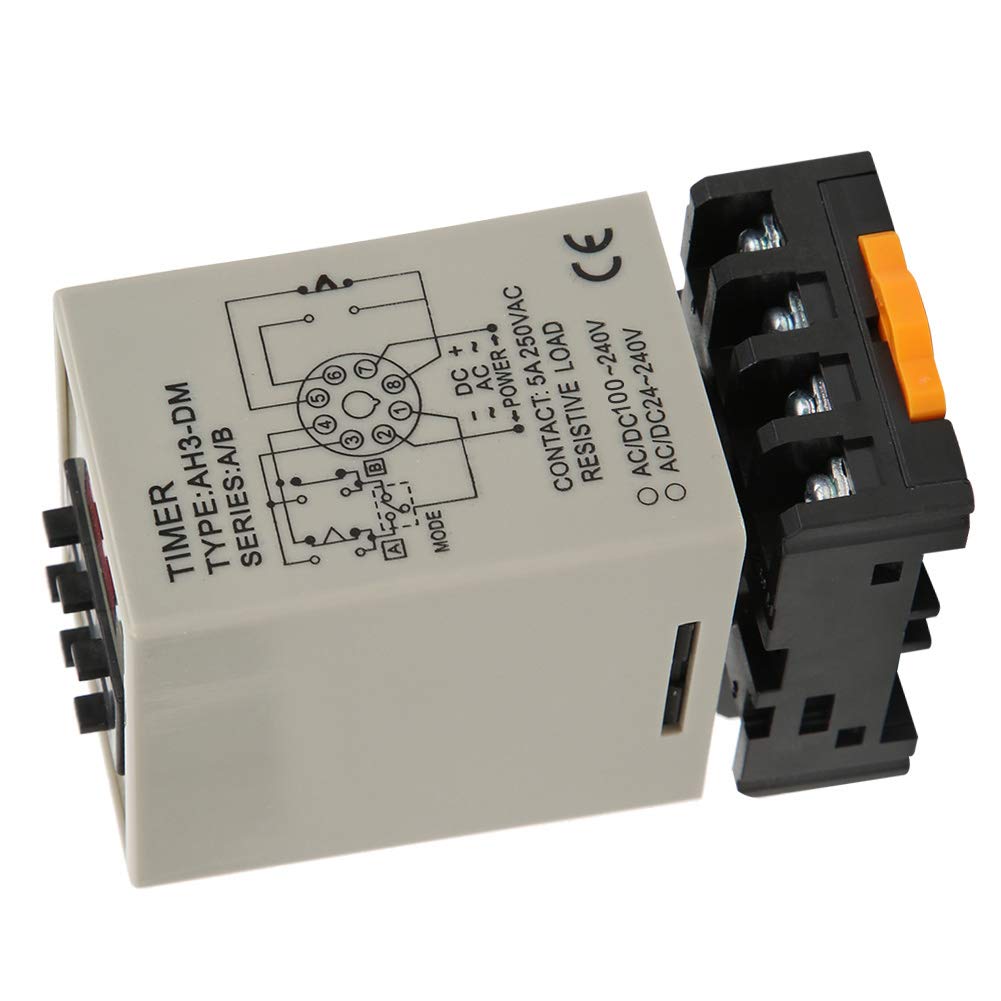 Kuuleyn AH3-DM relè temporizzato AC220V con base