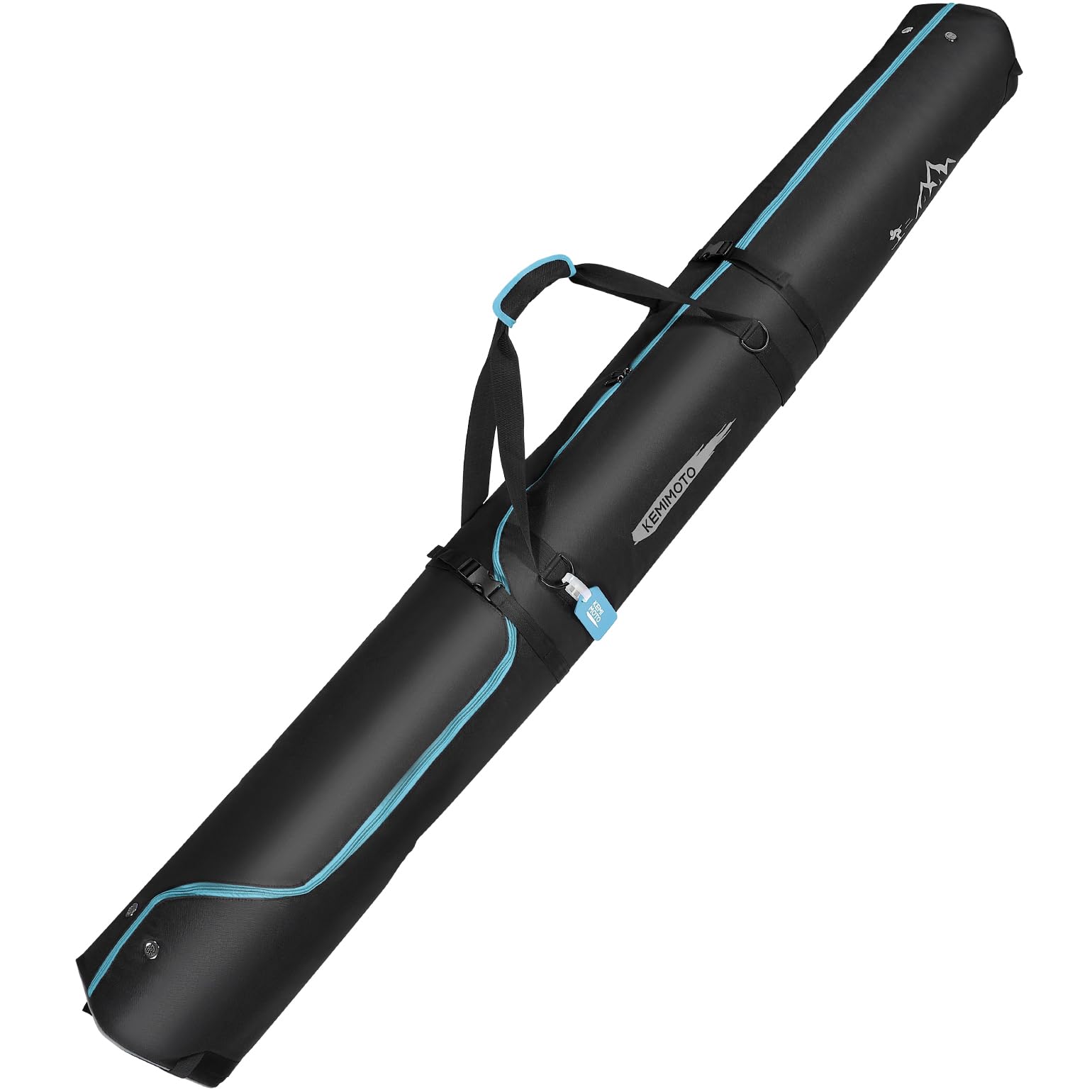 KEMIMOTO sacca snowboard sci imbottita 200cm blu