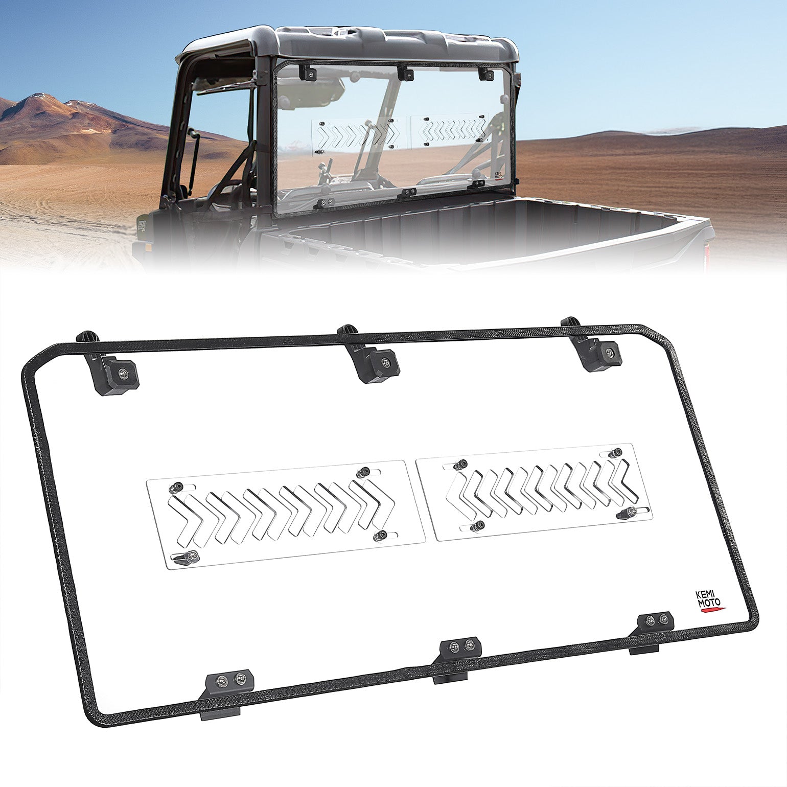 KEMIMOTO Lunotto Posteriore Ranger Midsize 570 Ventilato
