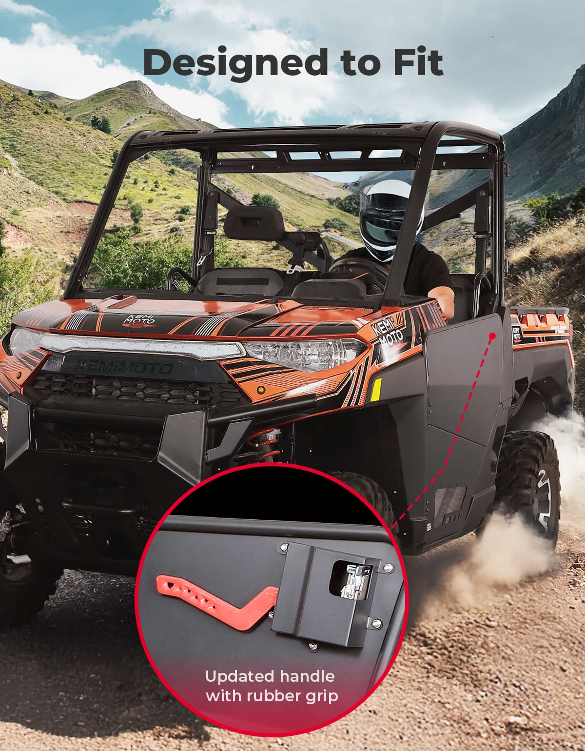 KEMIMOTO Ranger XP 1000 mezze porte alluminio