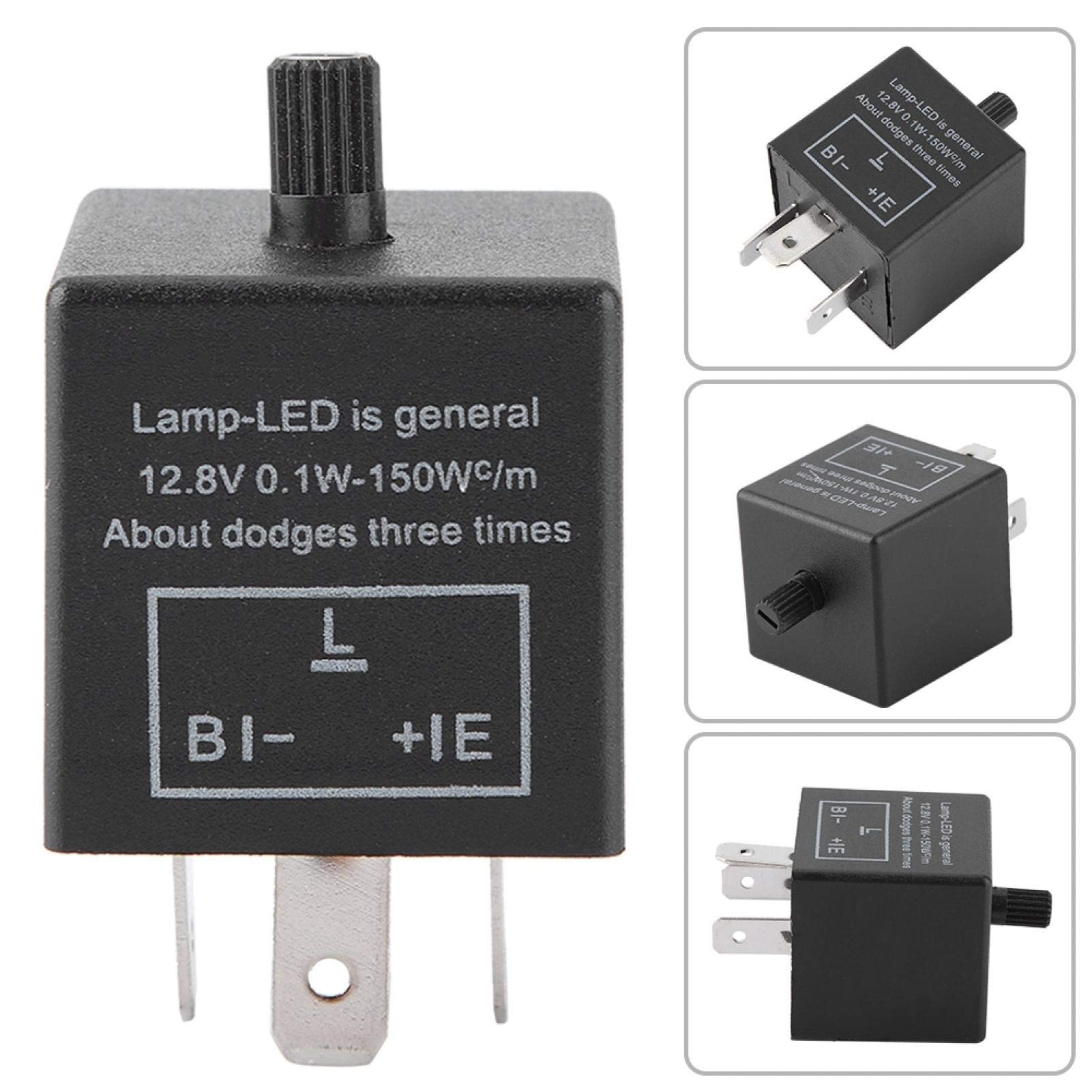 Kuuleyn CF14 JL-02 relè frecce LED 12V 3 pin regolabile nero