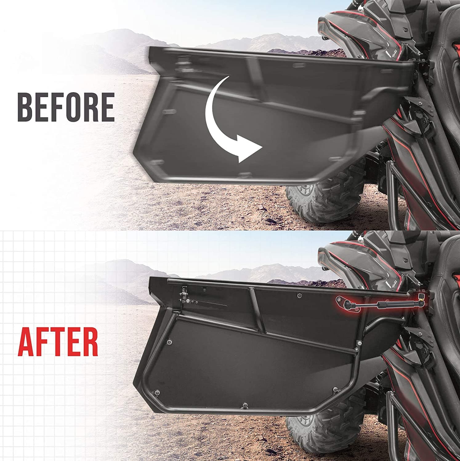 KEMIMOTO Maverick X3 pistoncini porta For X3 apertura automatica