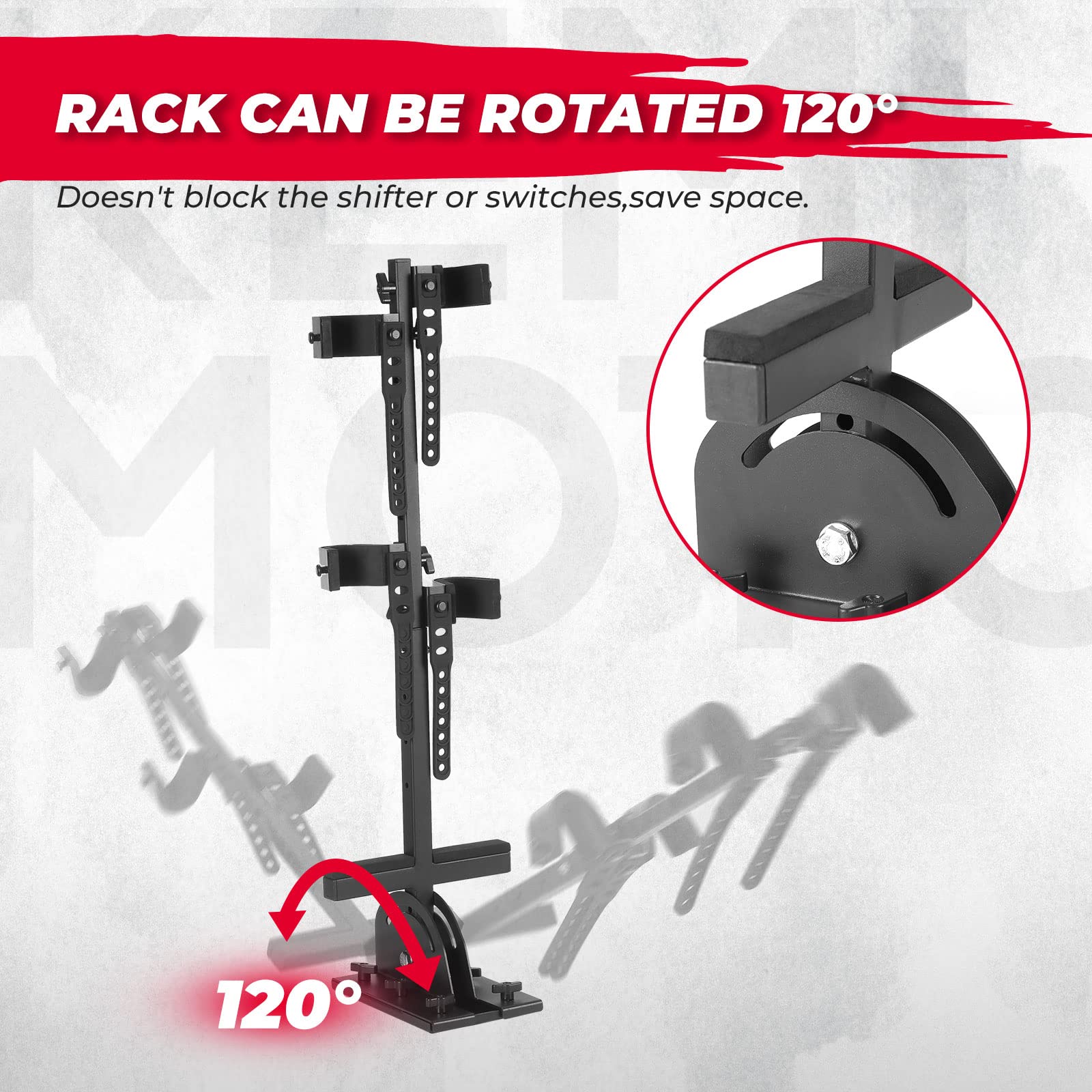 KEMIMOTO B0111-01902BK portafucile verticale UTV da pavimento