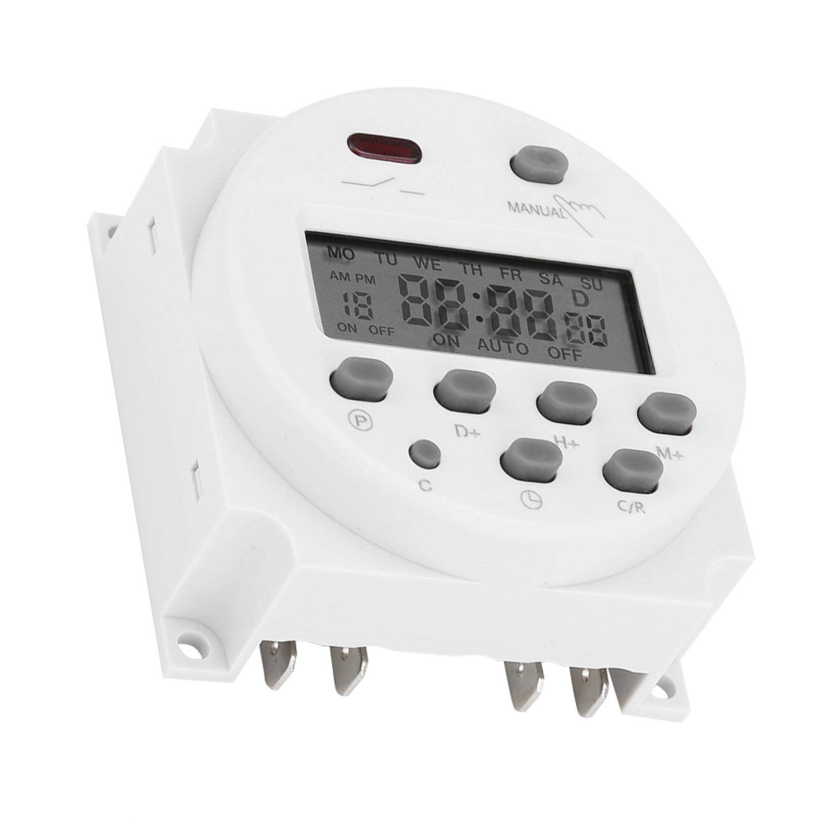 Kuuleyn Interruttore Timer Digitale DC 12V Display LCD Mini