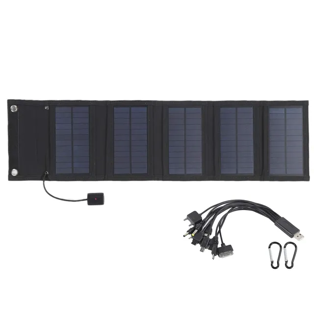 Kuuleyn Pannello Solare Pieghevole 15W 5V per USB