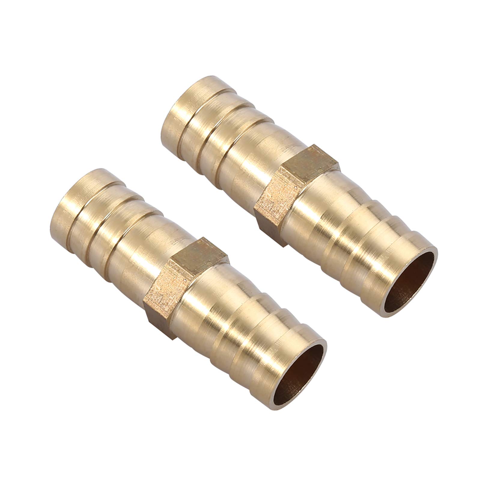 Kuuleyn Raccordo Diritto Ottone 14 mm 2 Pezzi per Tubo