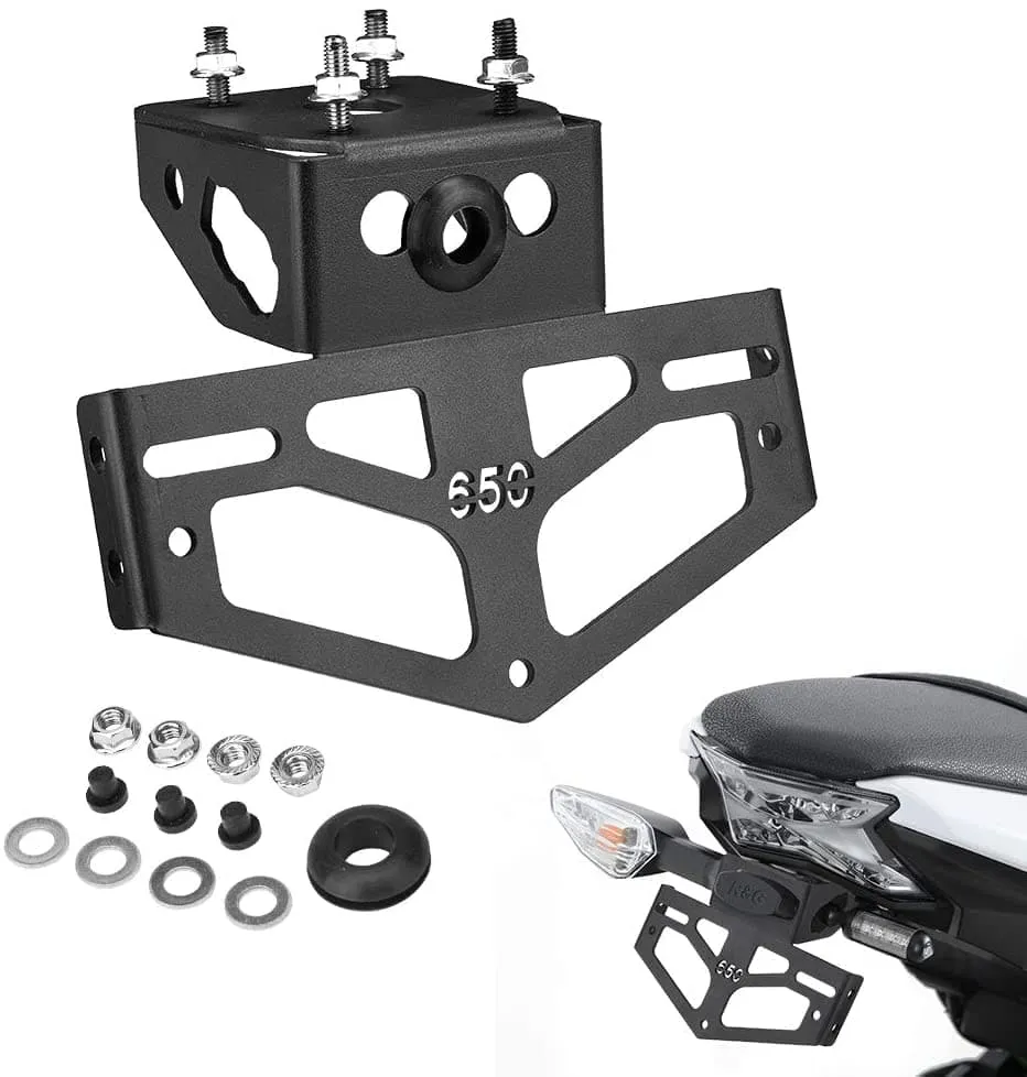 KEMIMOTO Ninja 650 Z650 Portatarga Eliminacoda Alluminio