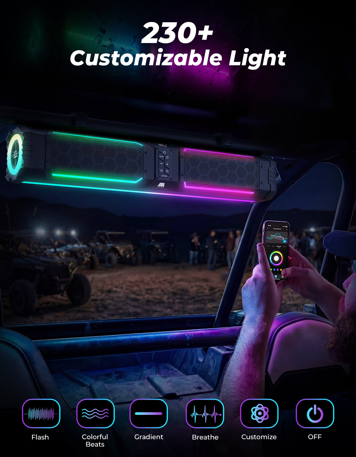 KEMIMOTO Midnight 80 Gen2 soundbar UTV 680W nera
