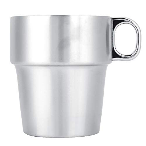 Kuuleyn Set 6 Tazze Acciaio Inox 300 ml Campeggio