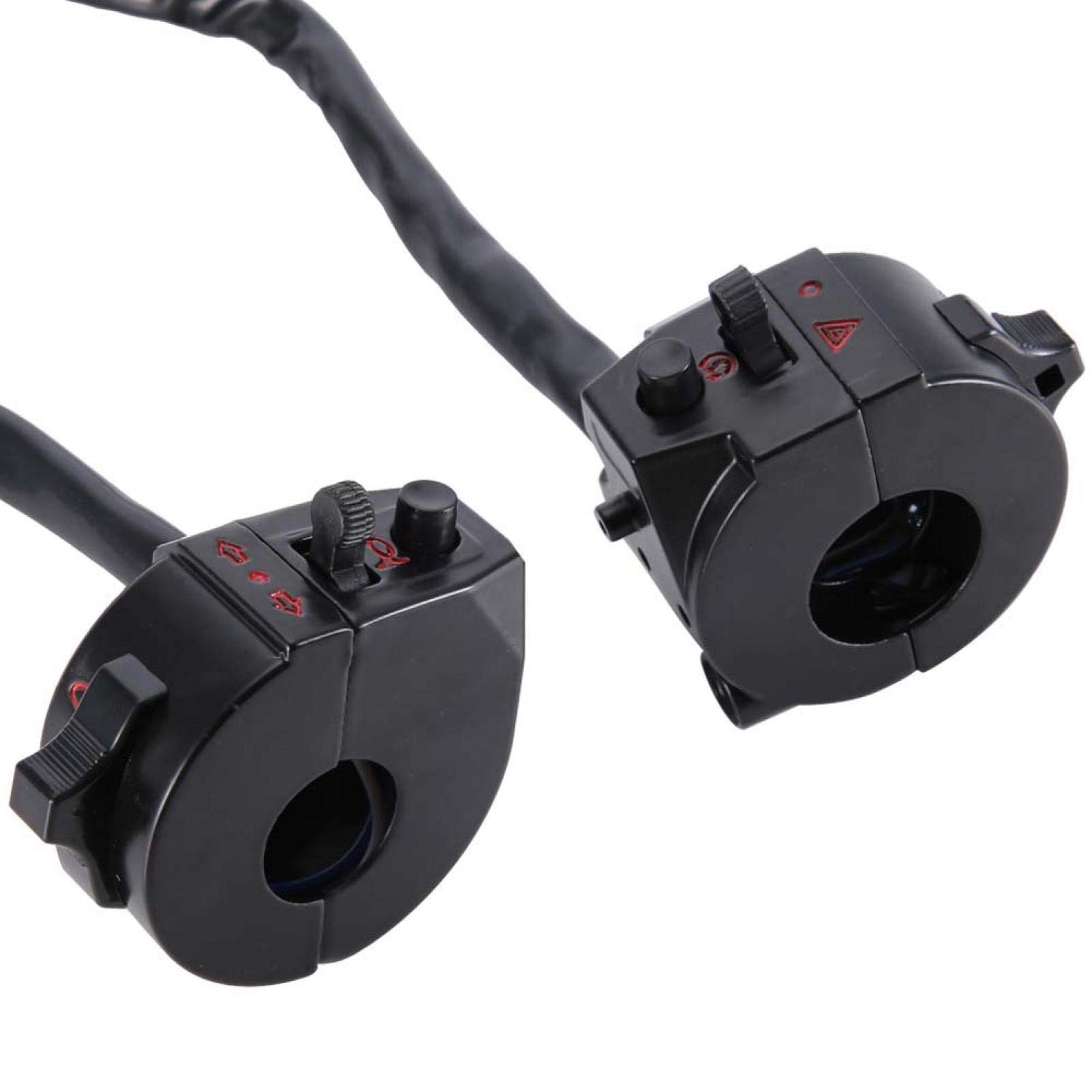 Kuuleyn 22 mm interruttori manubrio moto alluminio 1 paio