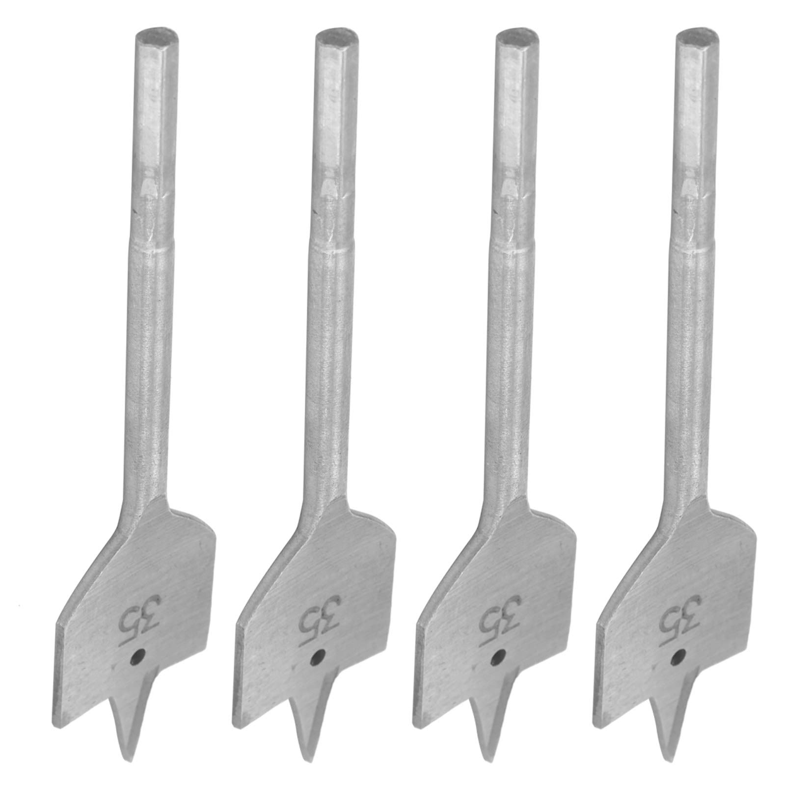 Kuuleyn Set 2 Punte a Paletta Legno 35 mm Acciaio
