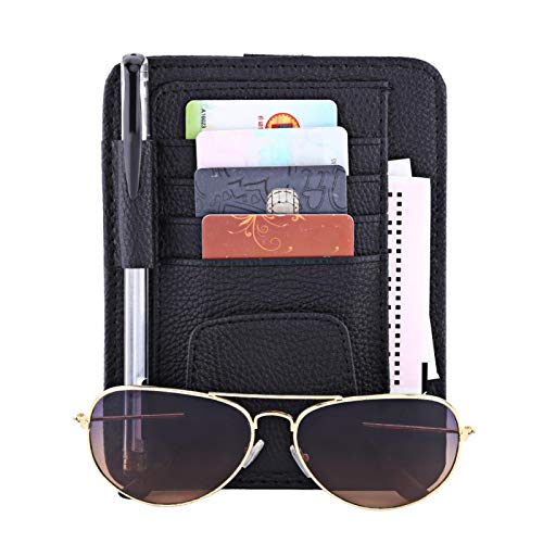 Kuuleyn organizer visiera auto pelle nero