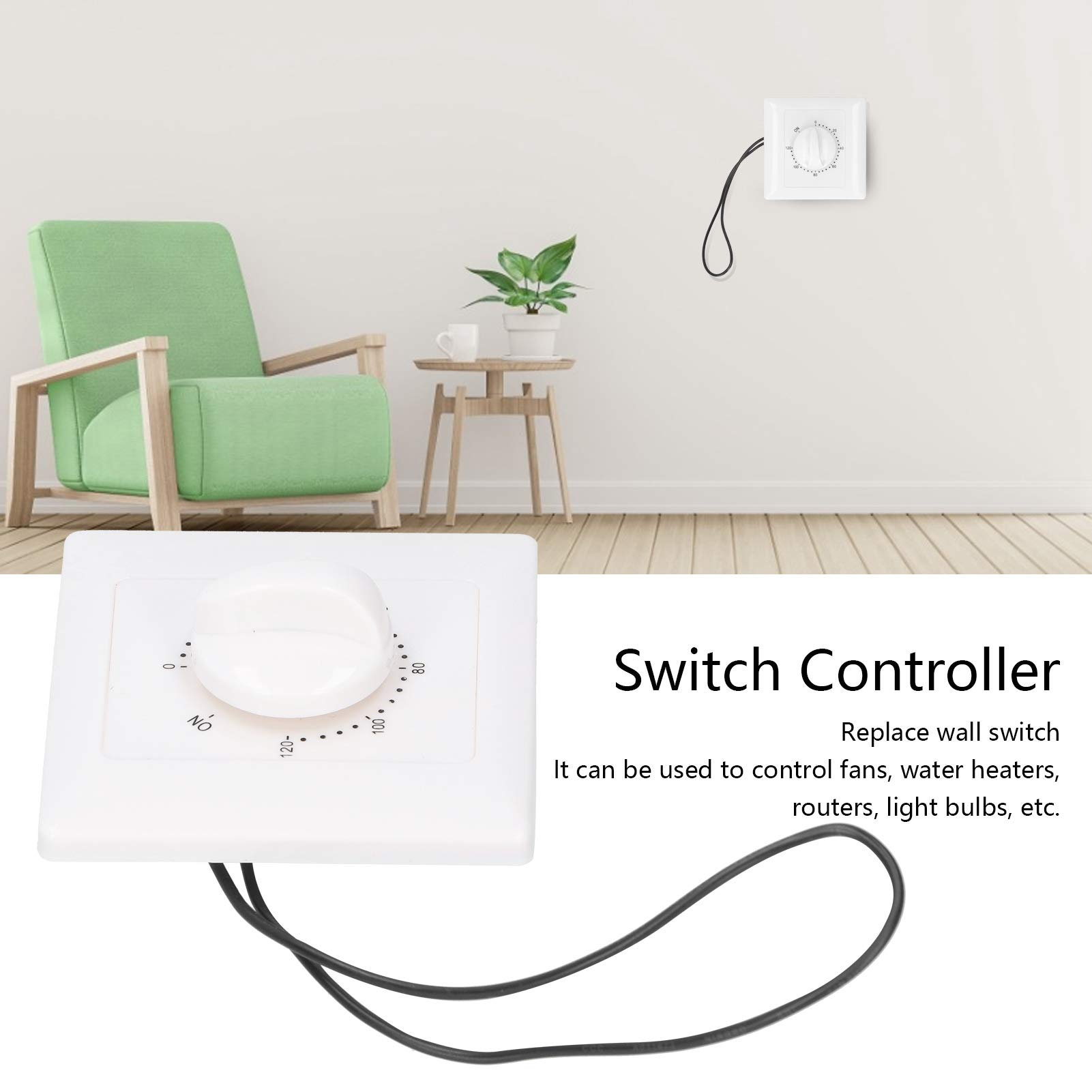 Kuuleyn Timer Meccanico 220V 120 Minuti da Parete