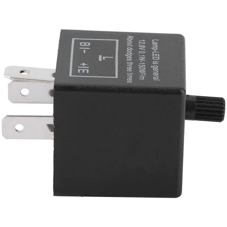 Kuuleyn CF14 JL-02 relè frecce LED 12V 3 pin regolabile nero
