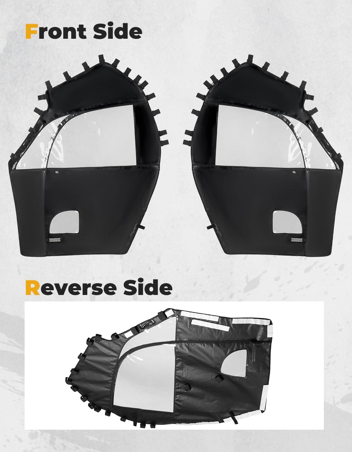 Kemimoto RZR cabina morbida chiusa in PVC