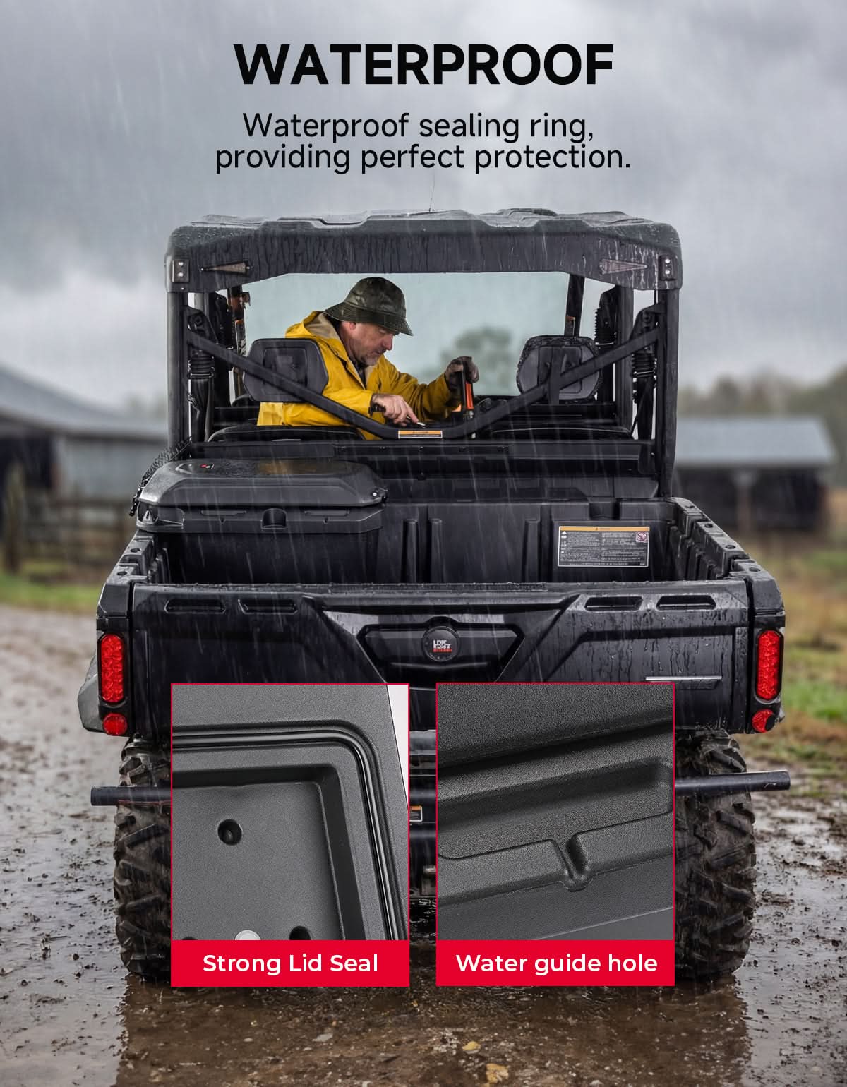 KEMIMOTO Defender Commander bauletto 45,3L antifurto