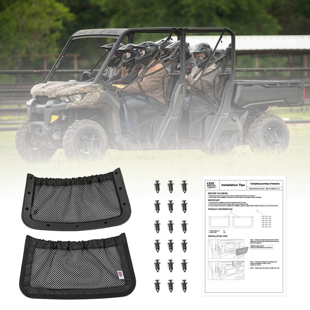 Kemimoto Defender Max rete schienale UTV coppia poliestere