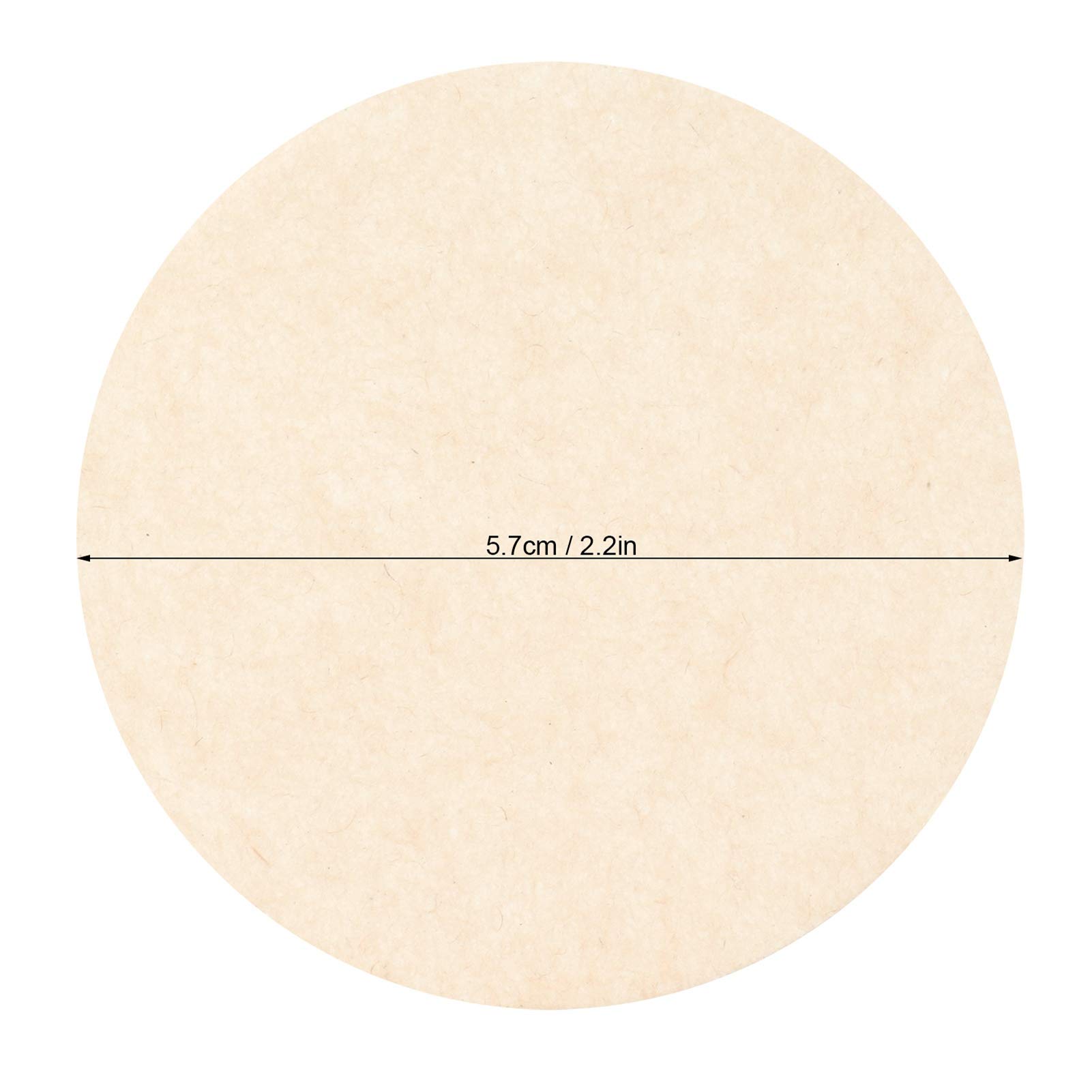 Kuuleyn Filtri caffè carta rotondi 57 mm 50 pezzi