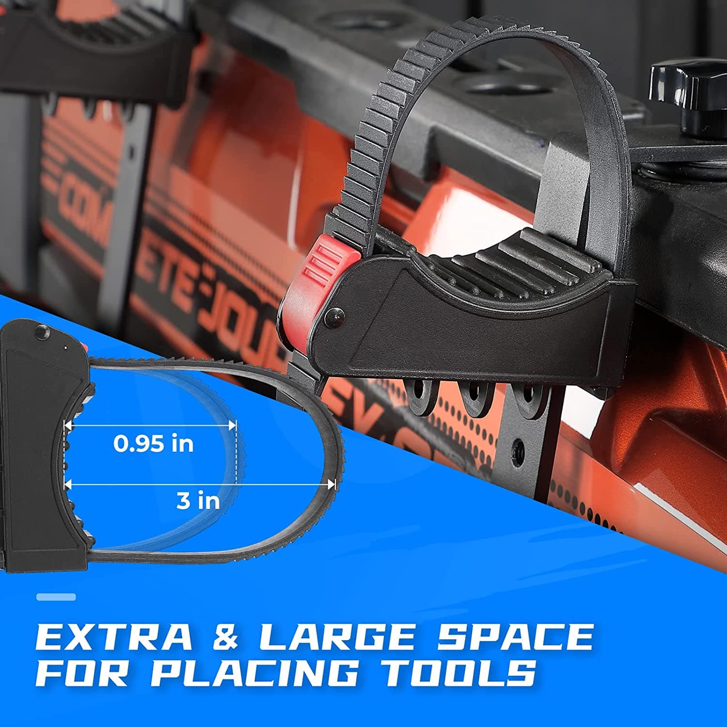 KEMIMOTO Ranger porta attrezzi cassone supporto pala 4 pezzi