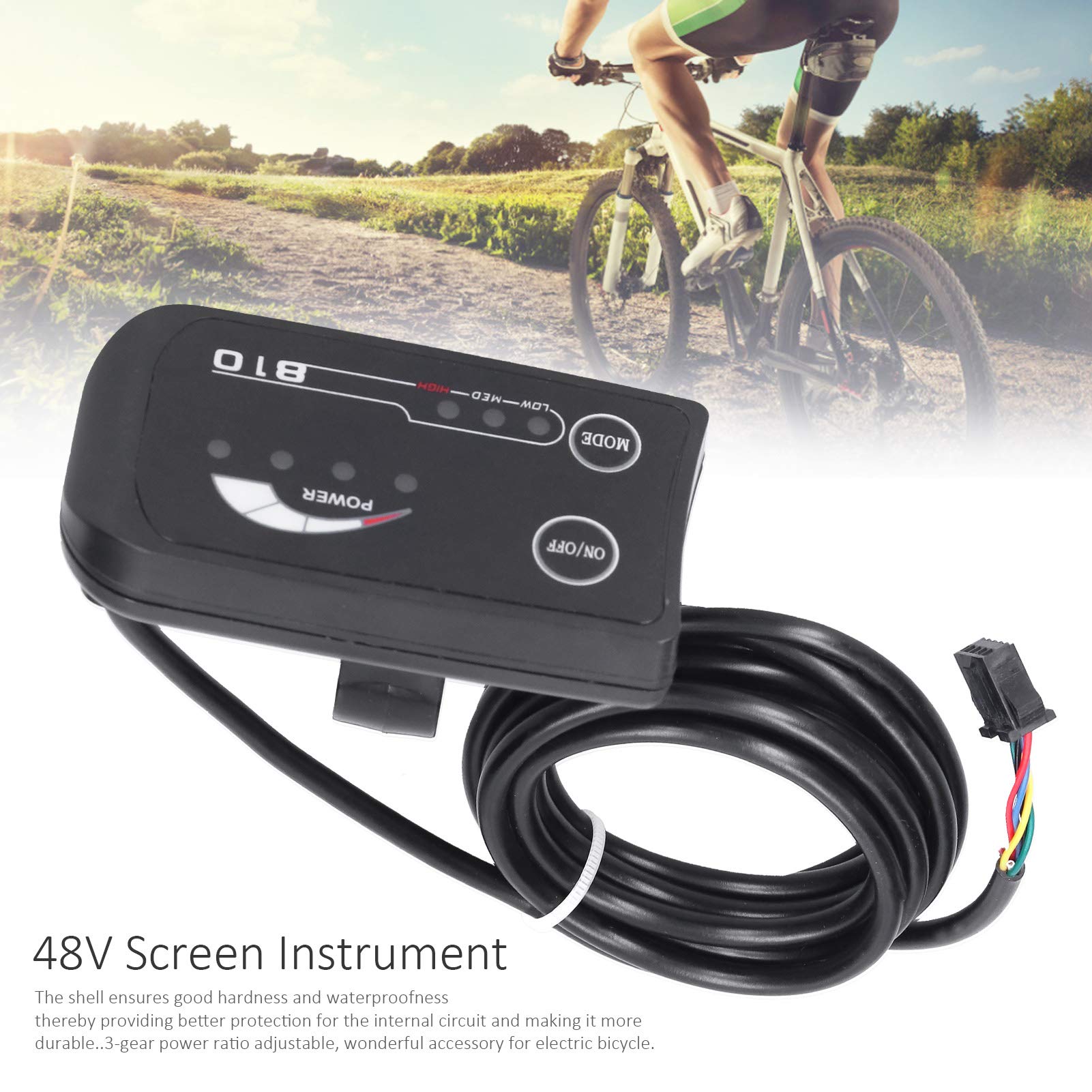 Kuuleyn display LED810 48V impermeabile bici e monopattino