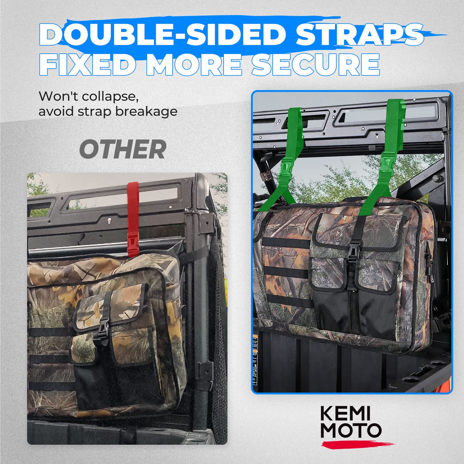Kemimoto B0113 borsa portafucile UTV doppia mimetica