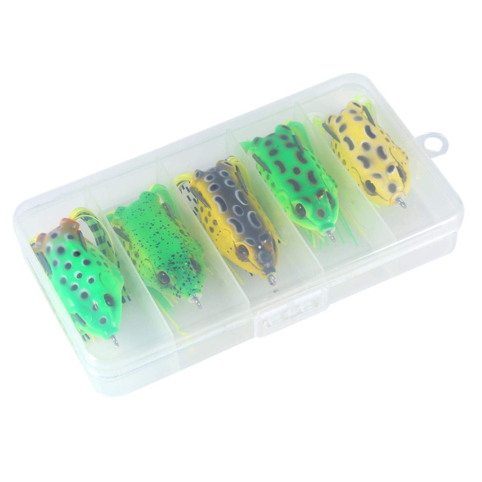 Kuuleyn Esche Bioniche Pesca 5 Pezzi Acqua Dolce Mare