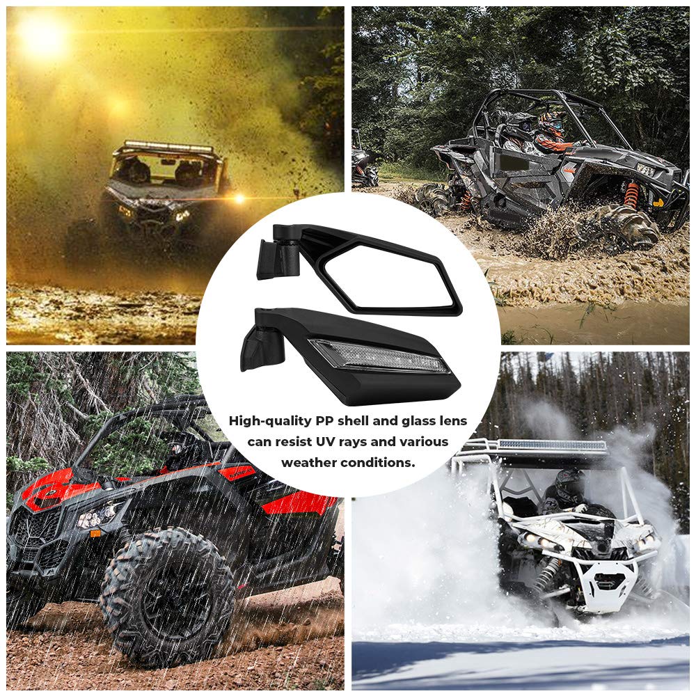 KEMIMOTO Maverick X3 specchietti laterali LED coppia 12V