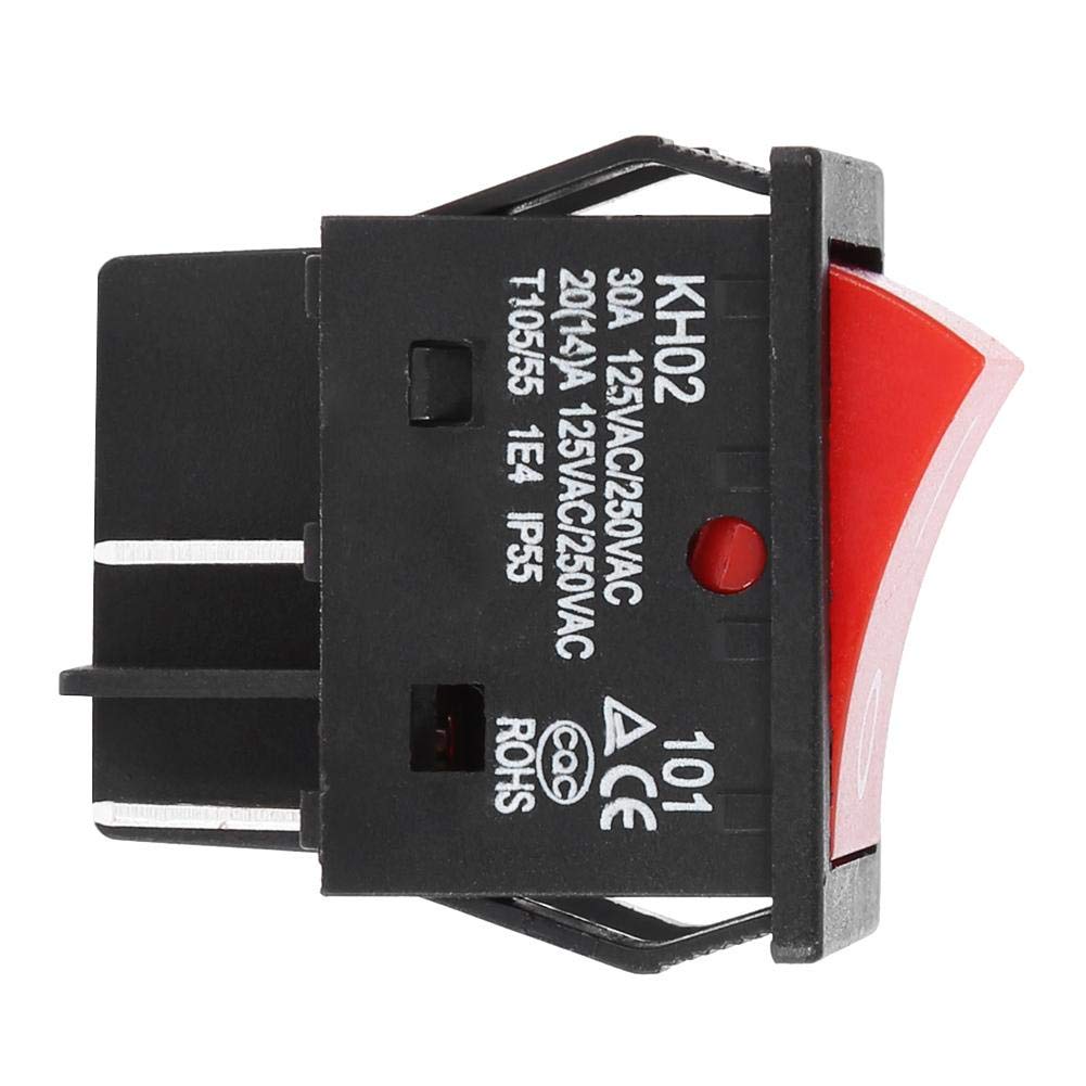 Kuuleyn Interruttore a bilanciere 4 pin 30A IP65 singolo 1 pezzo