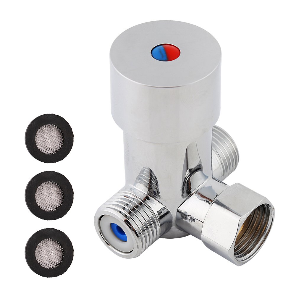 Kuuleyn Valvola Miscelatrice Acqua G1/2 Ottone Calda Fredda