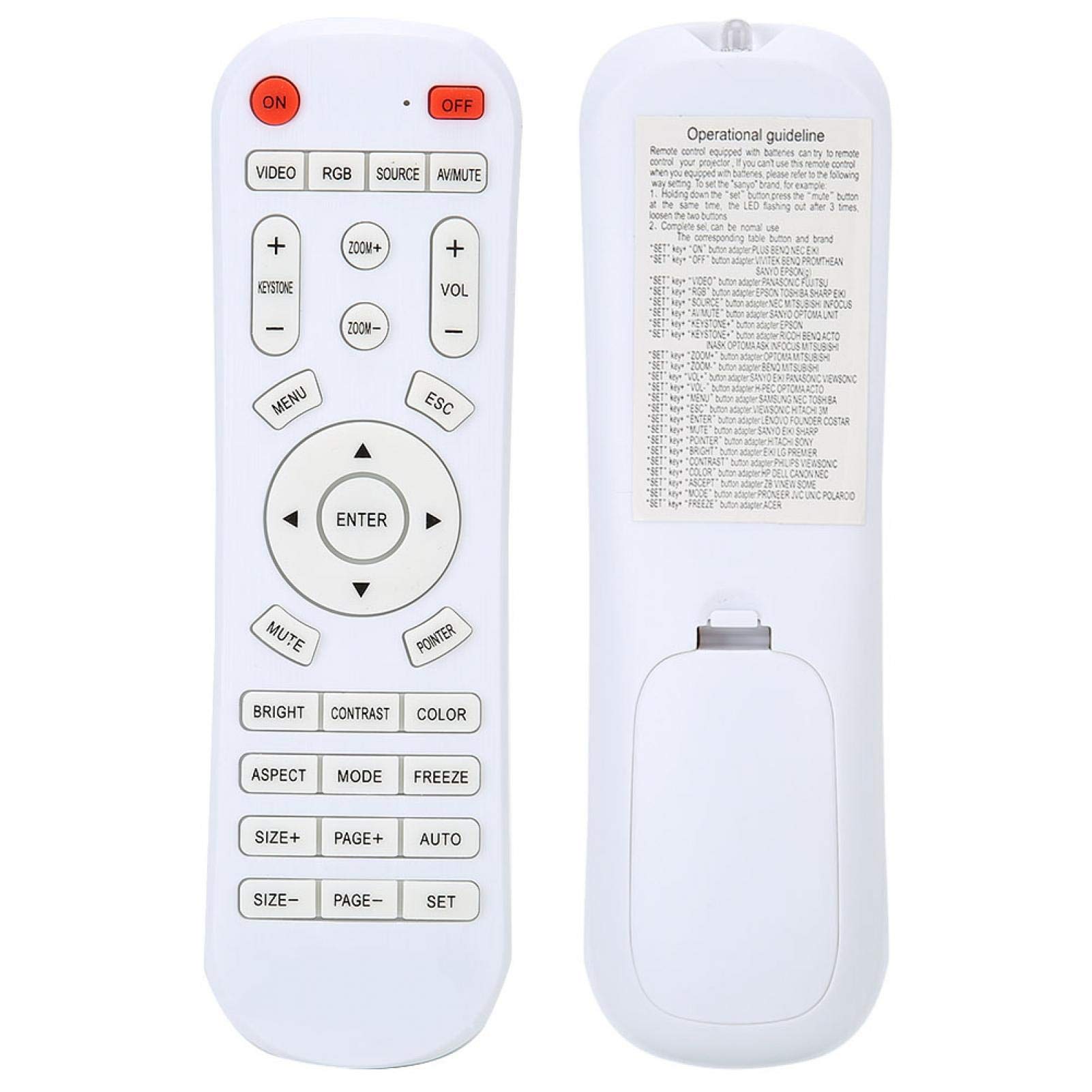 Kuuleyn telecomando per proiettore bianco 10 m ABS