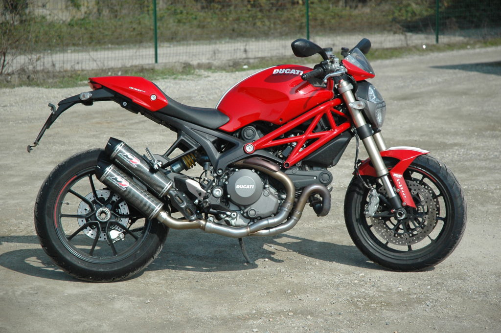 QD Exhaust Specials Monster 1100 Evo scarico double titanio