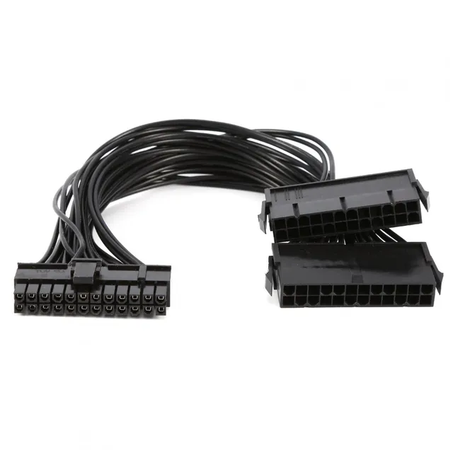Kuuleyn Adattatore Doppio PSU ATX 24 Pin 30 cm Mining