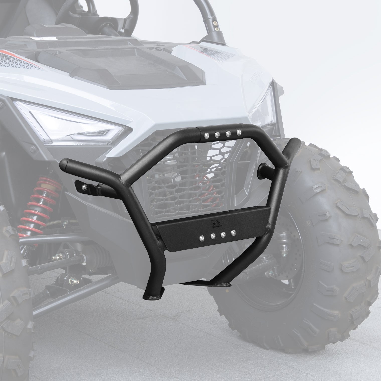 KEMIMOTO RZR 200 Paraurti Anteriore Metallo con Fori Luci