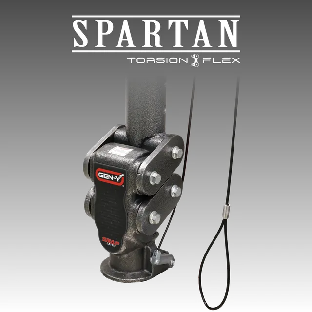 GEN-Y Spartan GH-7052 Gancio Collo d'Oca 4" Quadro 25K Torsion