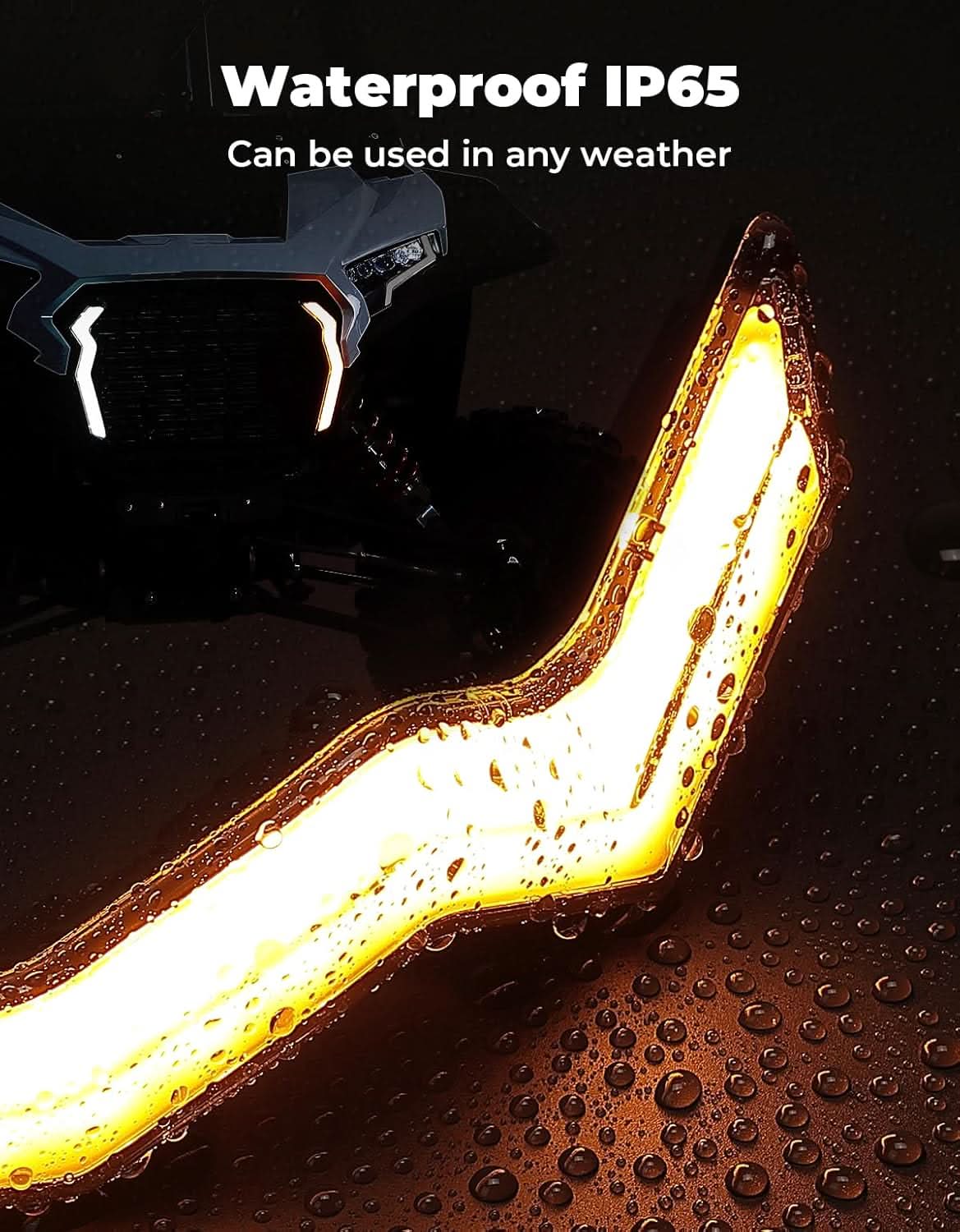 KEMIMOTO Luci Diurne LED per Polaris RZR XP 1000 dal 2024
