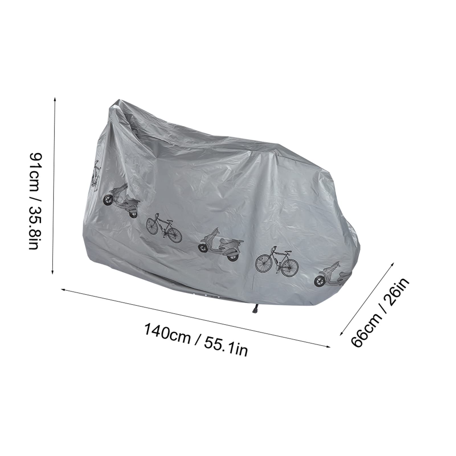 Kuuleyn Copertura Scooter Mobilità 140x66cm Antipioggia