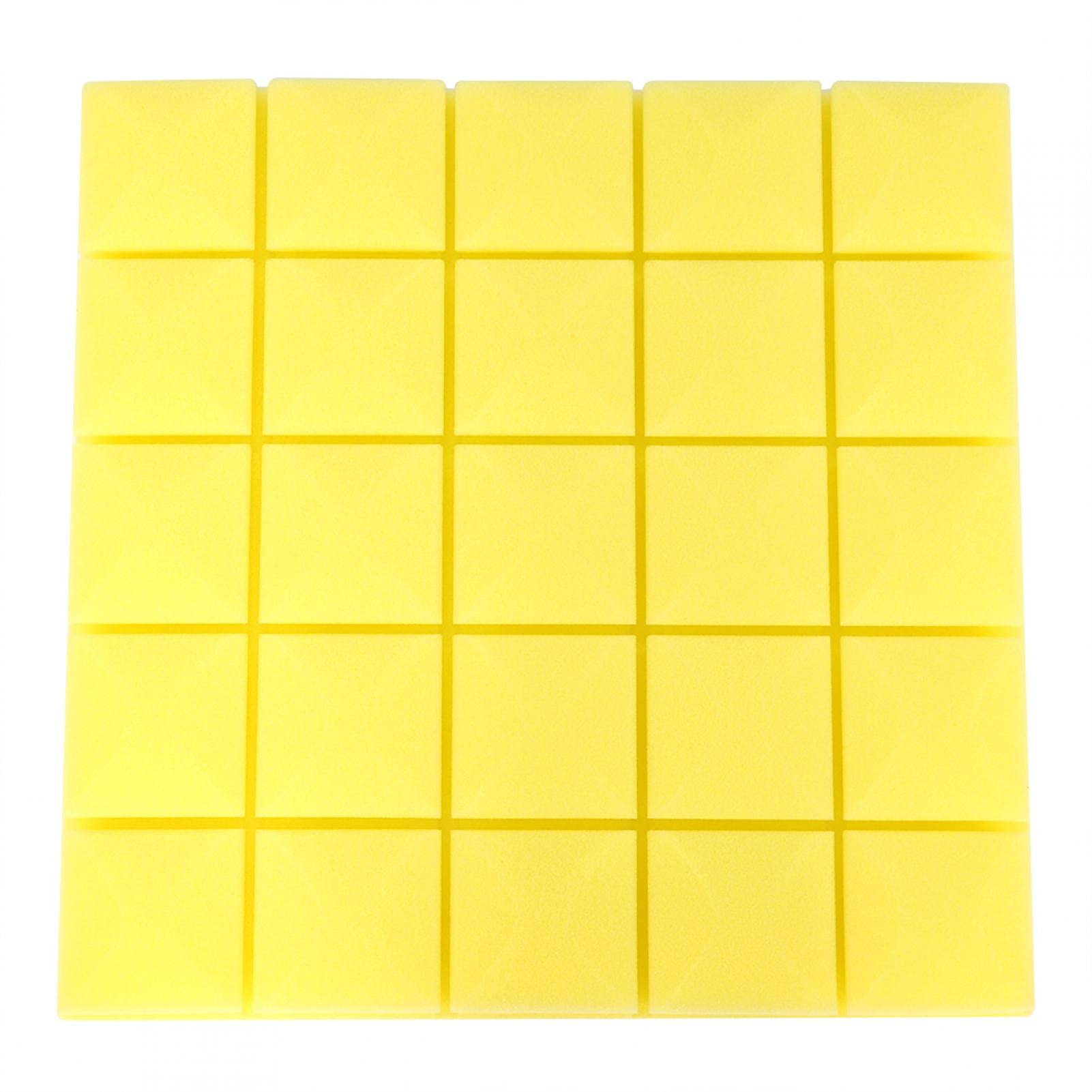 Kuuleyn pannelli acustici gialli 50x50x5 cm 6 pezzi