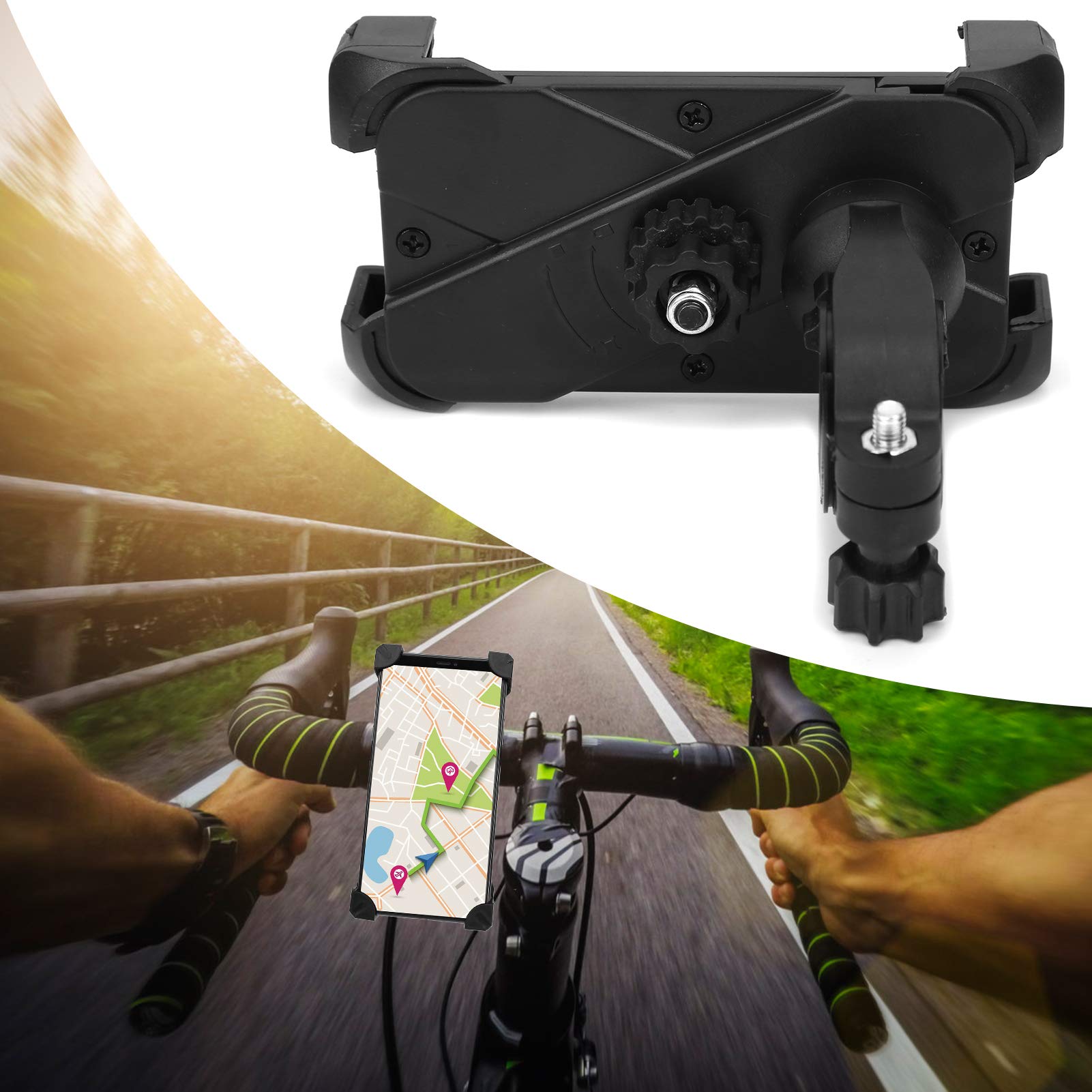 Kuuleyn supporto telefono bici da manubrio 360°