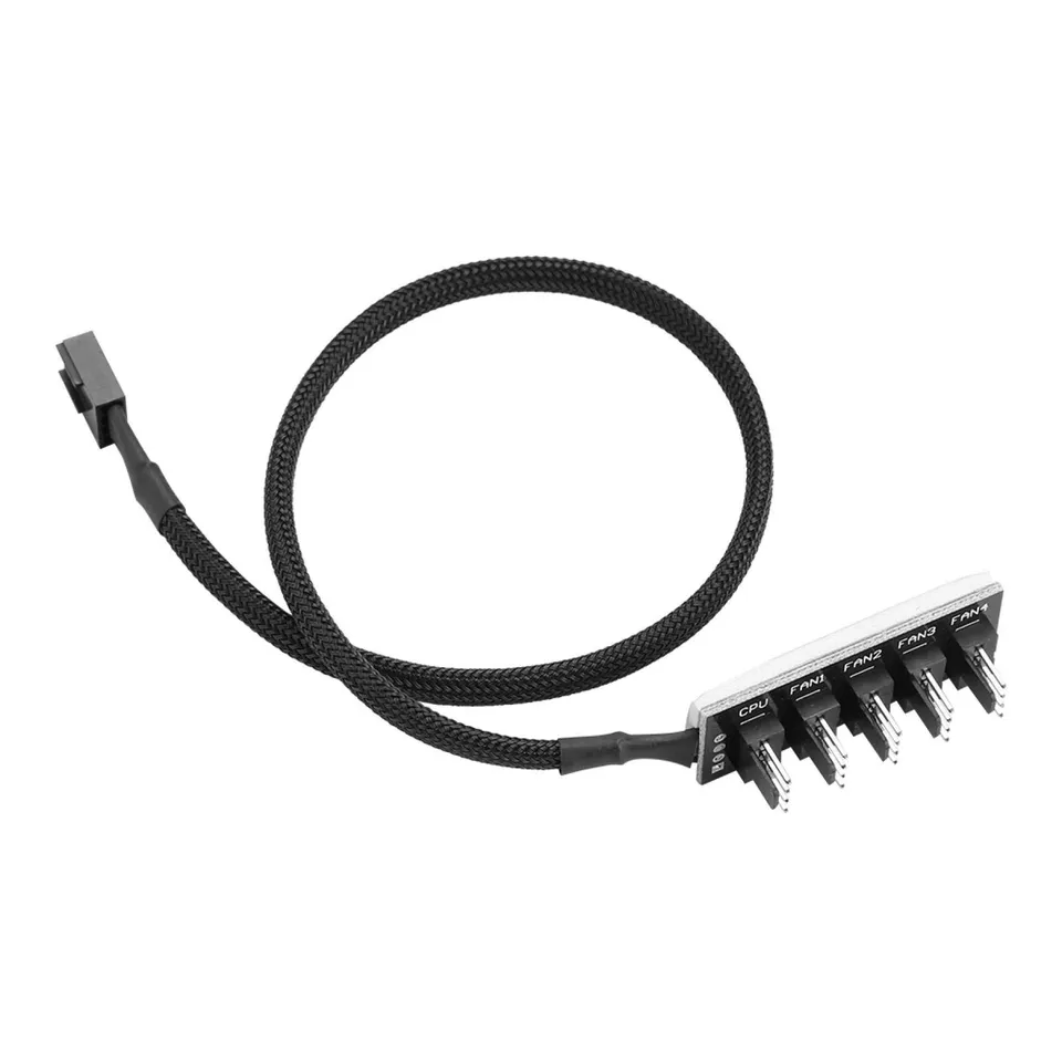 Kuuleyn Hub Splitter Ventola PWM 4 Pin 1 a 5 Porte