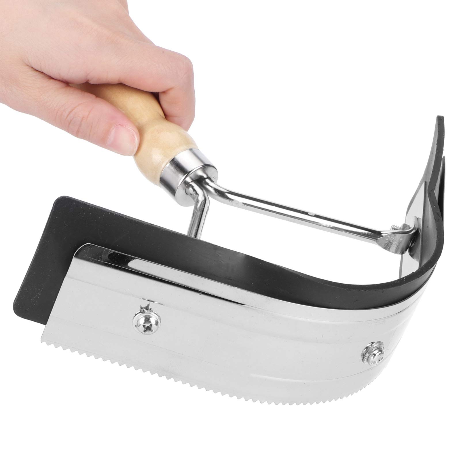 Kuuleyn Raschietto Sudore Cavalli 2in1 Manico Legno
