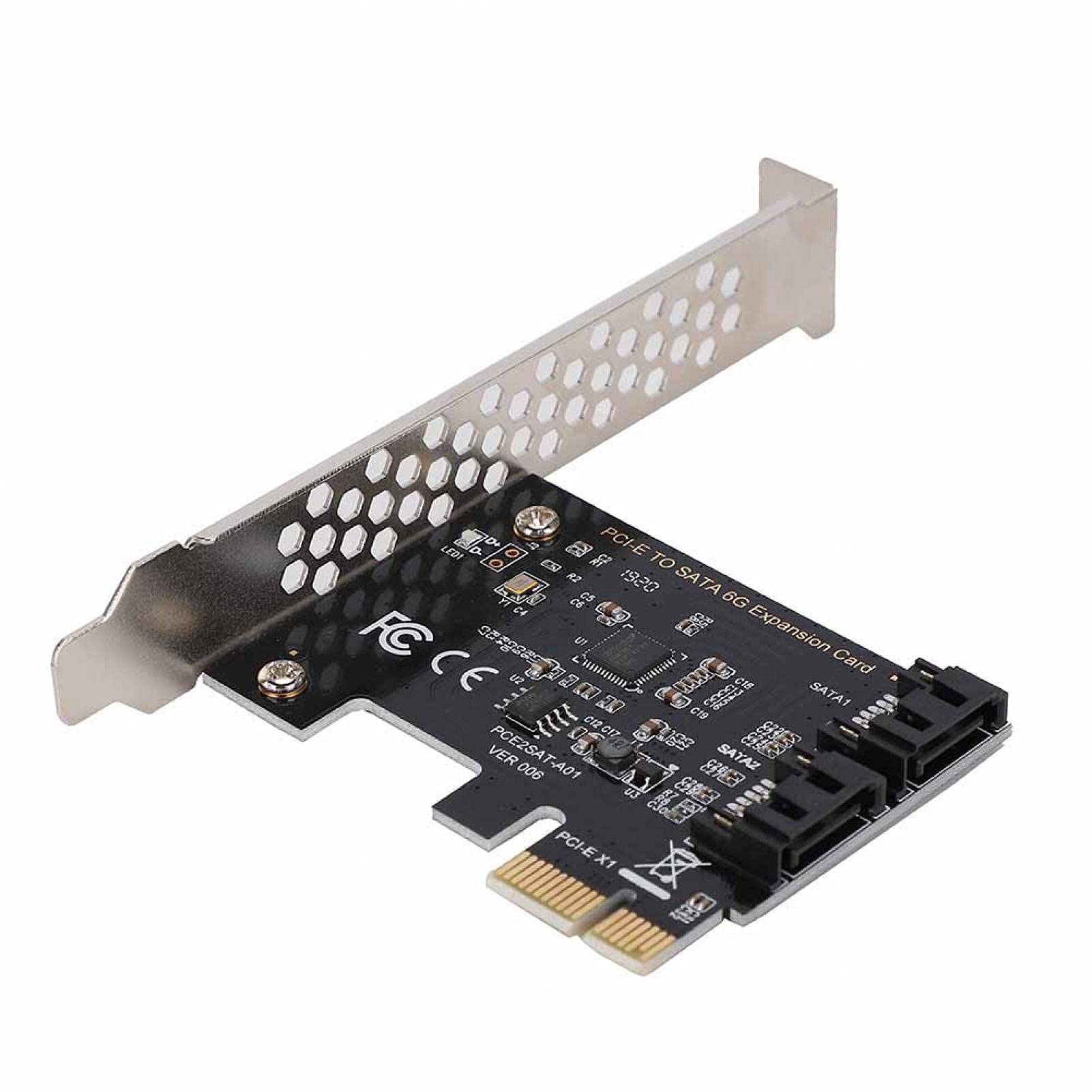 Kuuleyn Scheda PCIe SATA 6Gbps 4 Porte Hot-Plug