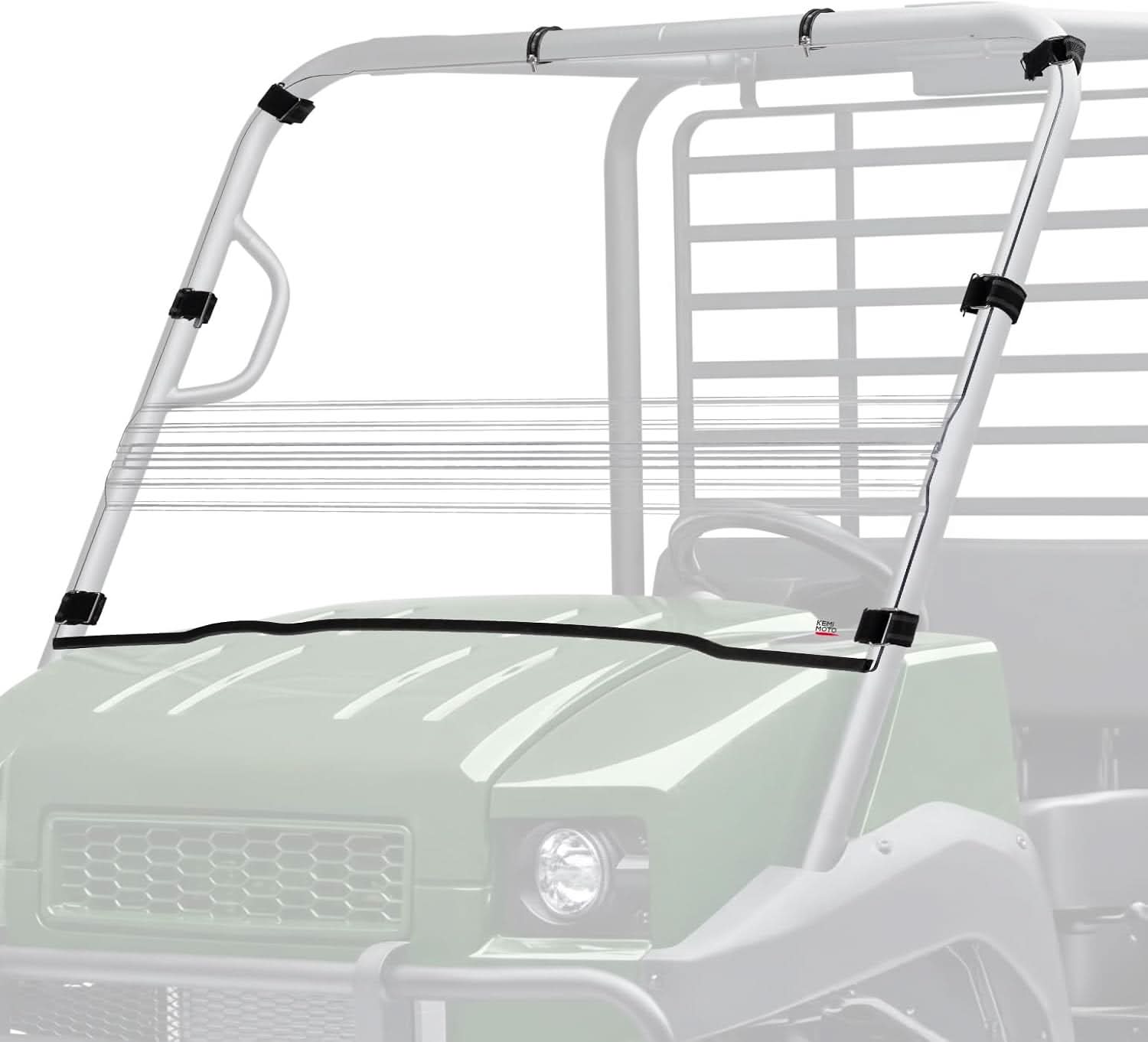 Kemimoto Flip parabrezza UTV Kawasaki Mule 4000/4010