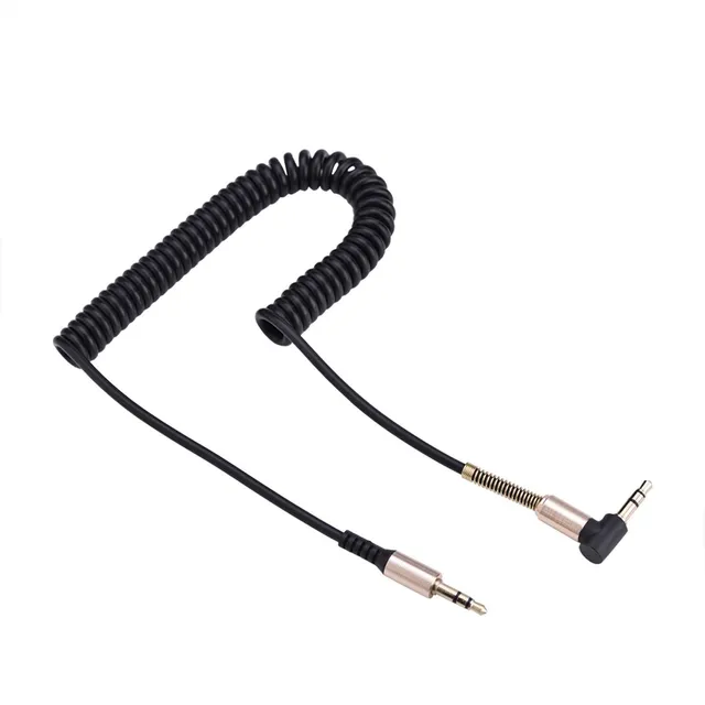 Kuuleyn cavo aux spirale 3,5 mm maschio-maschio 1,8 m nero