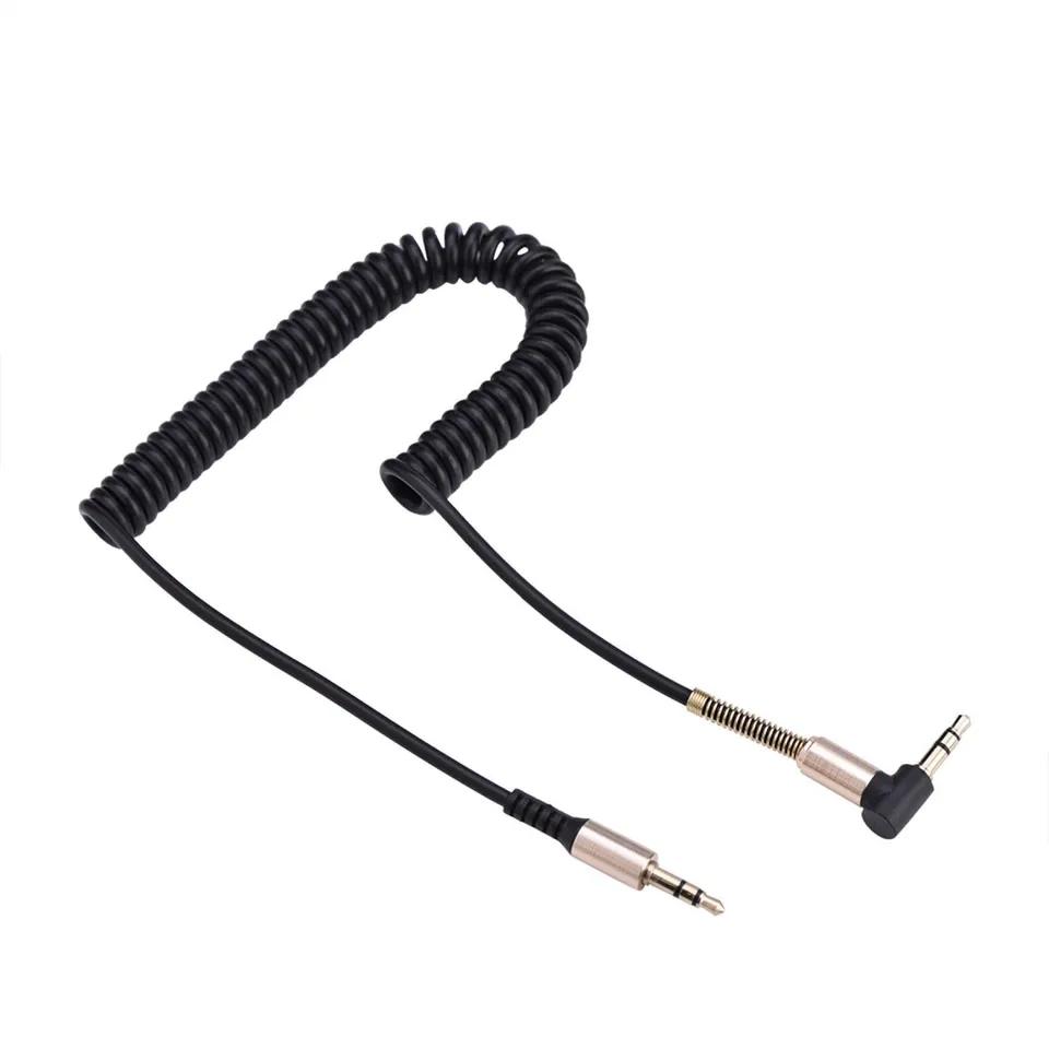 Kuuleyn cavo aux spirale 3,5 mm maschio-maschio 1,8 m nero