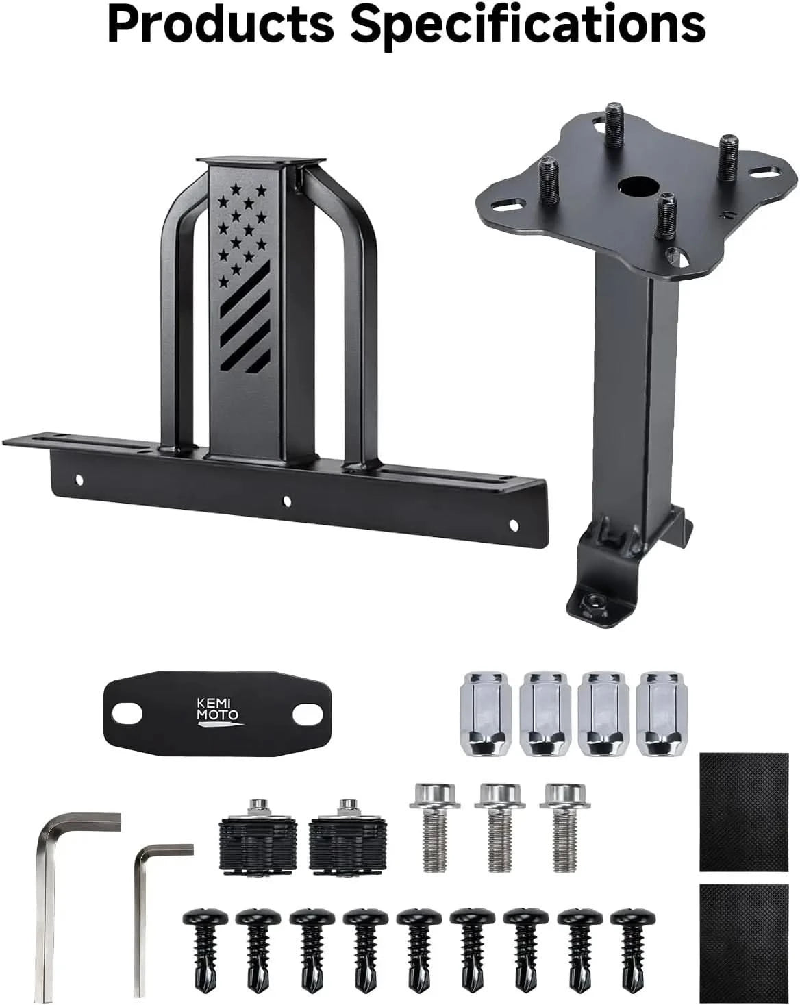 KEMIMOTO supporto ruota scorta CFMOTO UForce 1000 acciaio