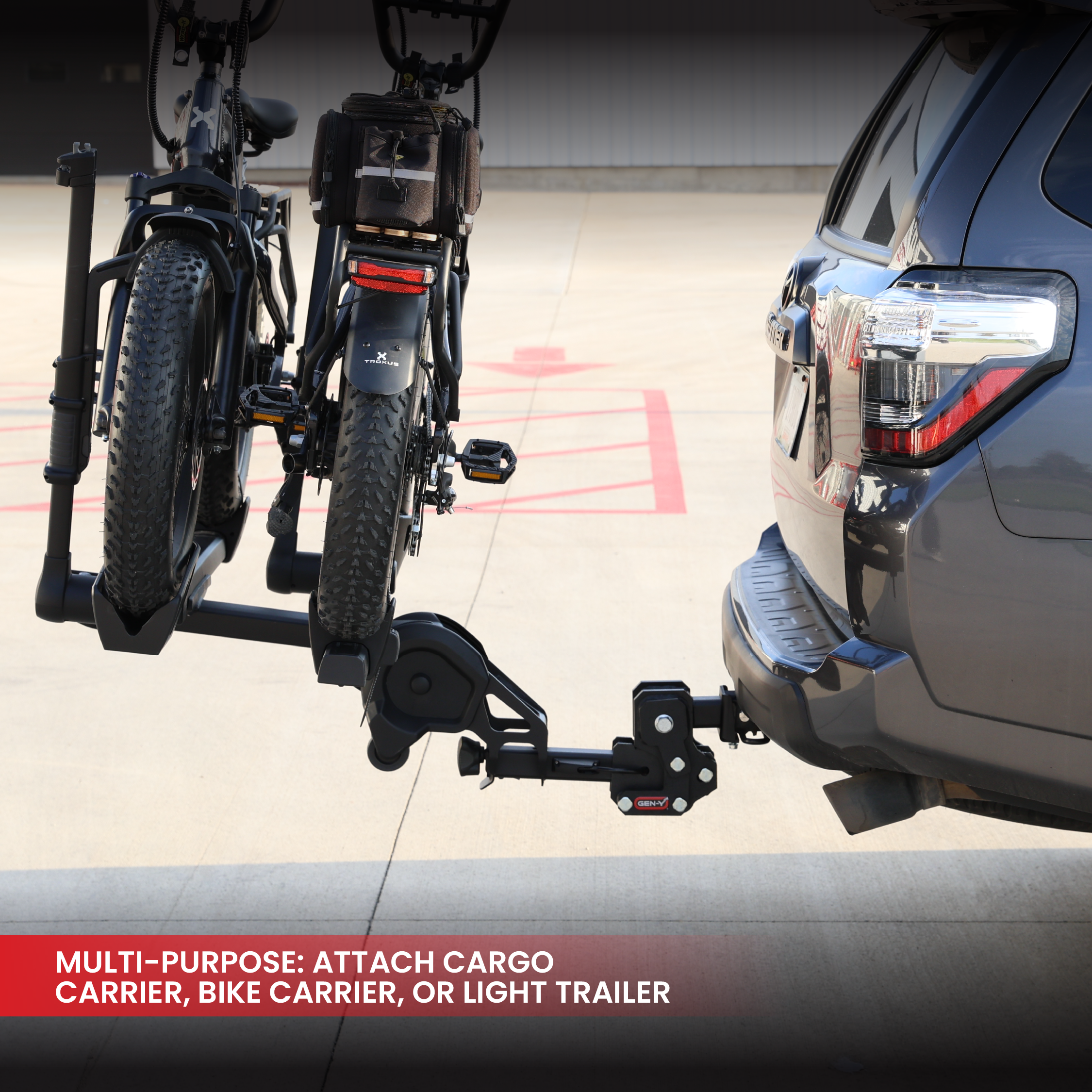 GEN-Y Hitch VOYAGER gancio portapacchi Torsion-Flex 300 lb