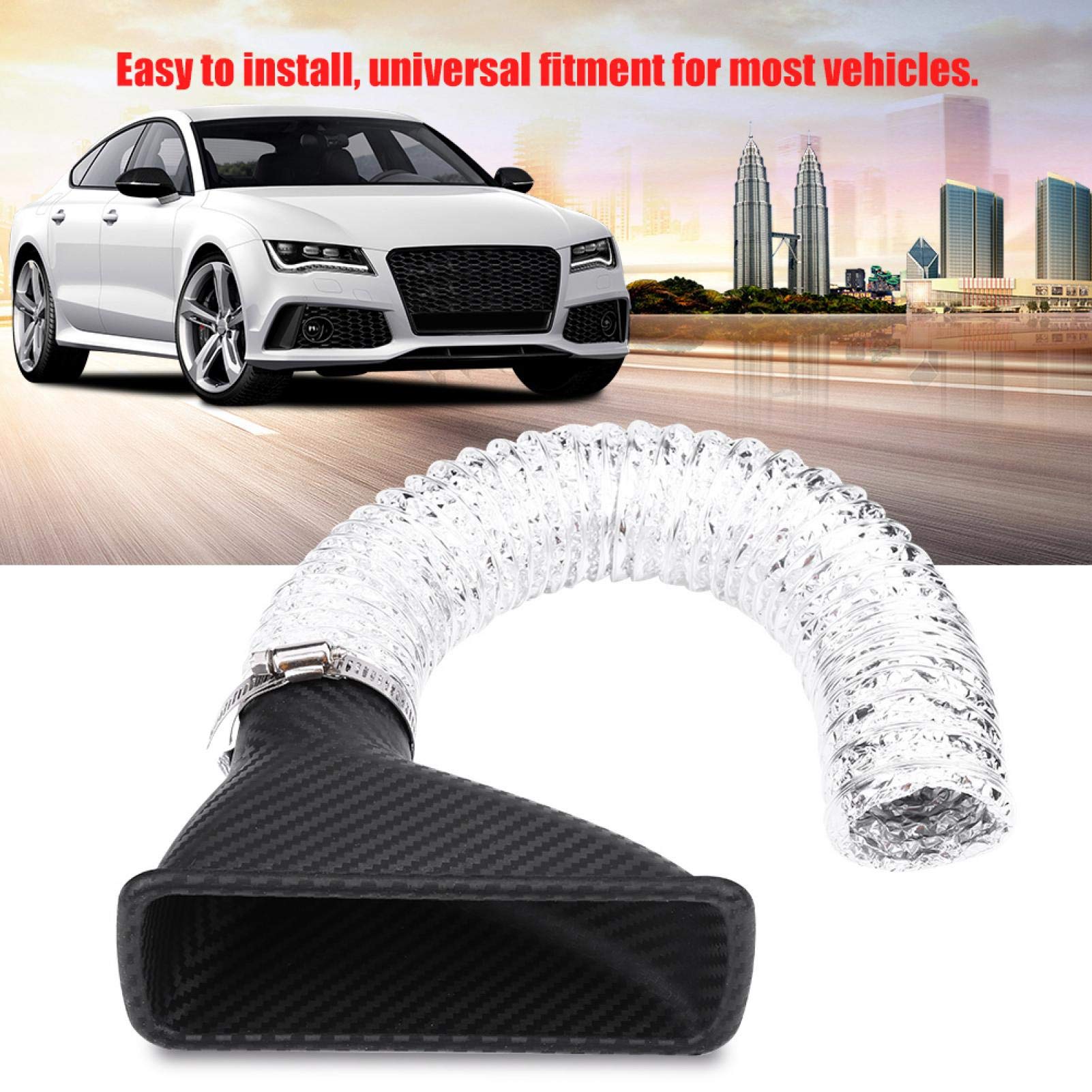 Kuuleyn universale imbuto aspirazione turbo ABS nero