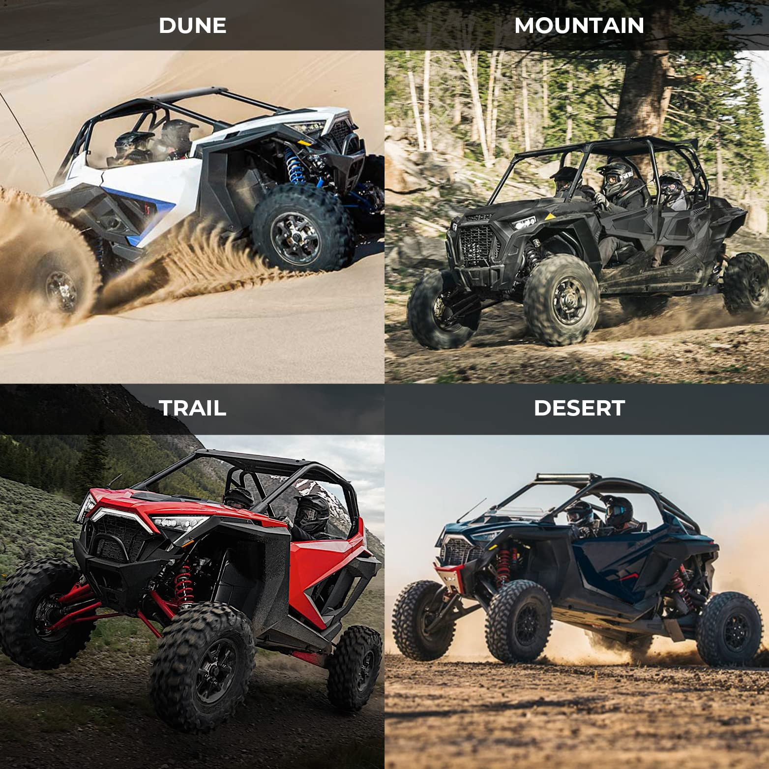 KEMIMOTO RZR PRO XP pannelli porta inferiori metallo