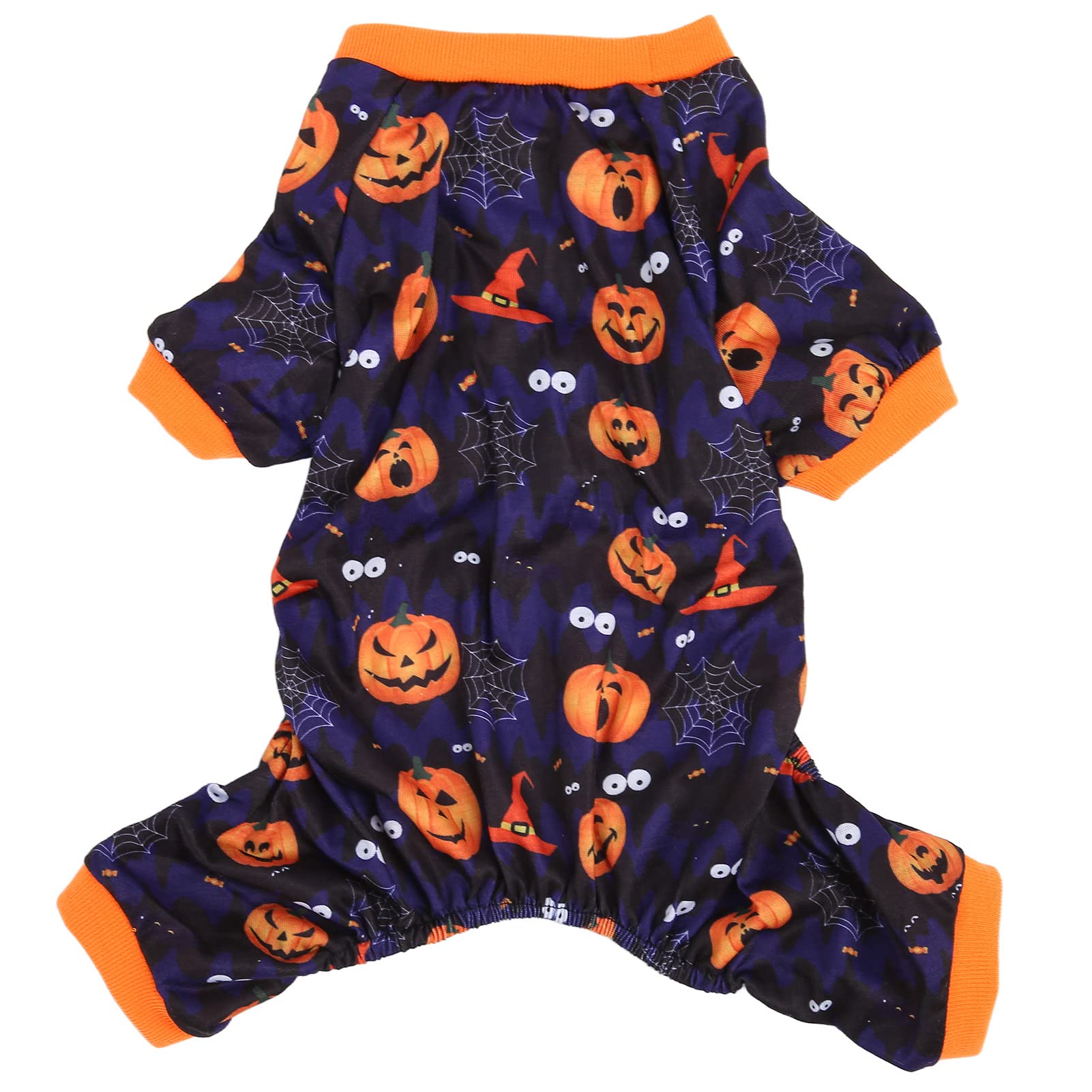 Kuuleyn Vestito Halloween Cane Pipistrello Zucca Taglia M